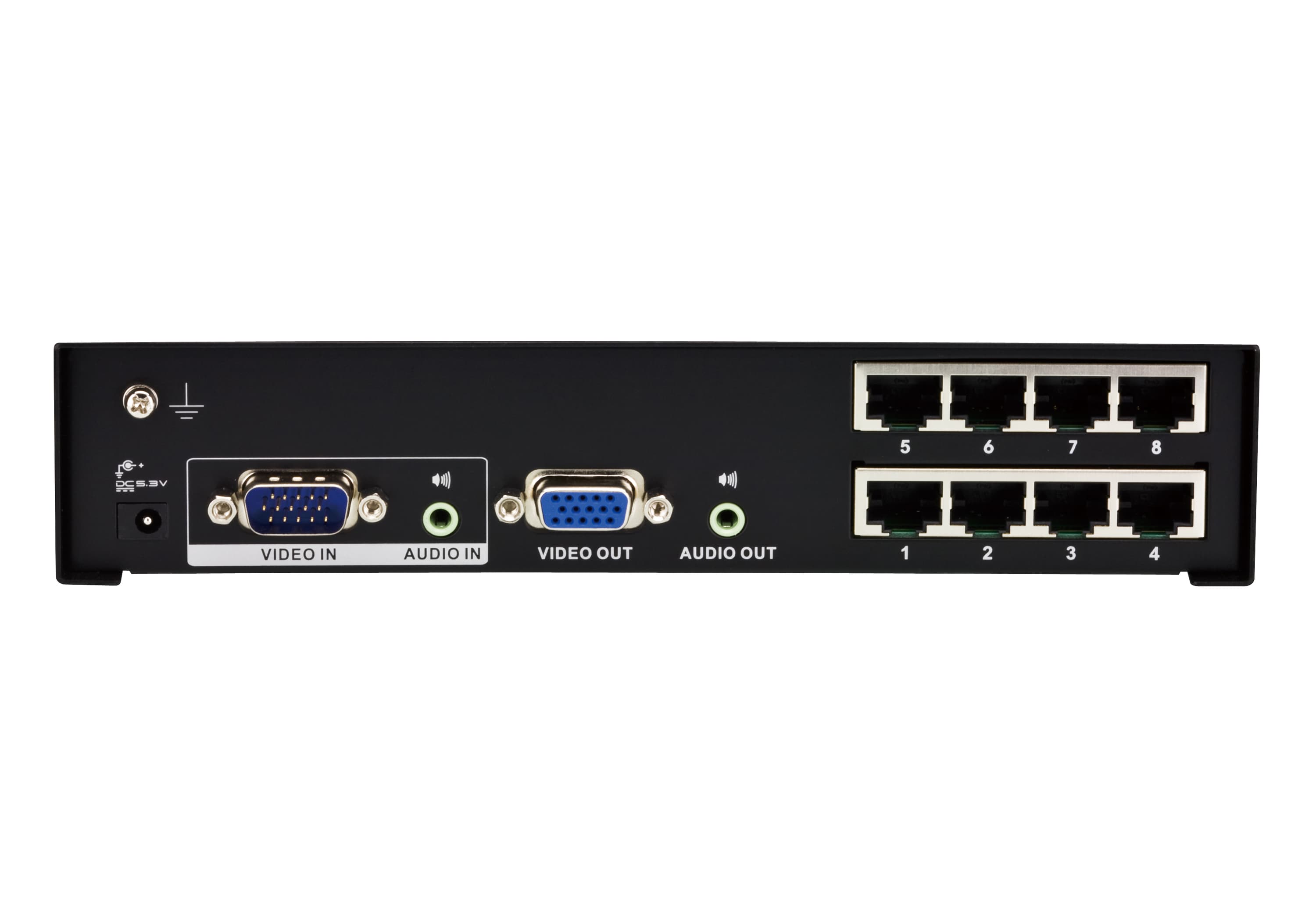 8-Port VGA/Audio Cat 5 Splitter — изглед 3