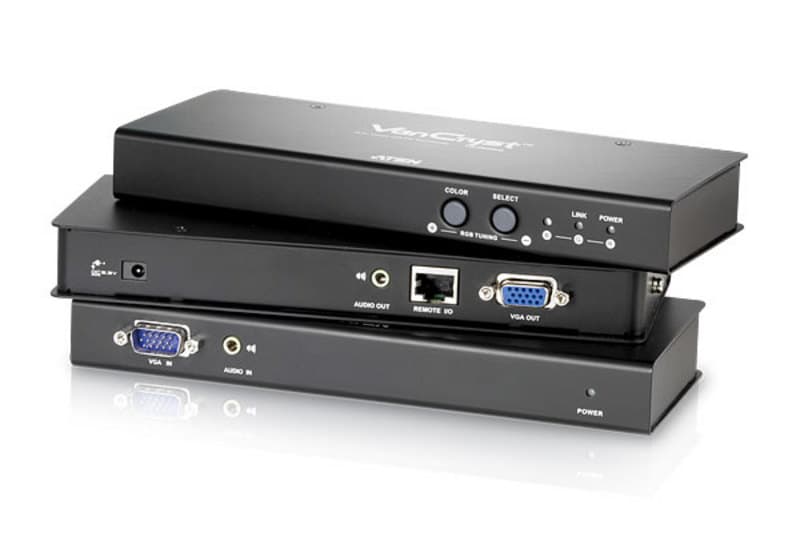 VGA/Audio Cat 5 Extender with Auto Compensation (1280 x 1024@300m (RQ))