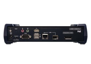 4K DisplayPort Single Display KVM over IP Receiver with PoE