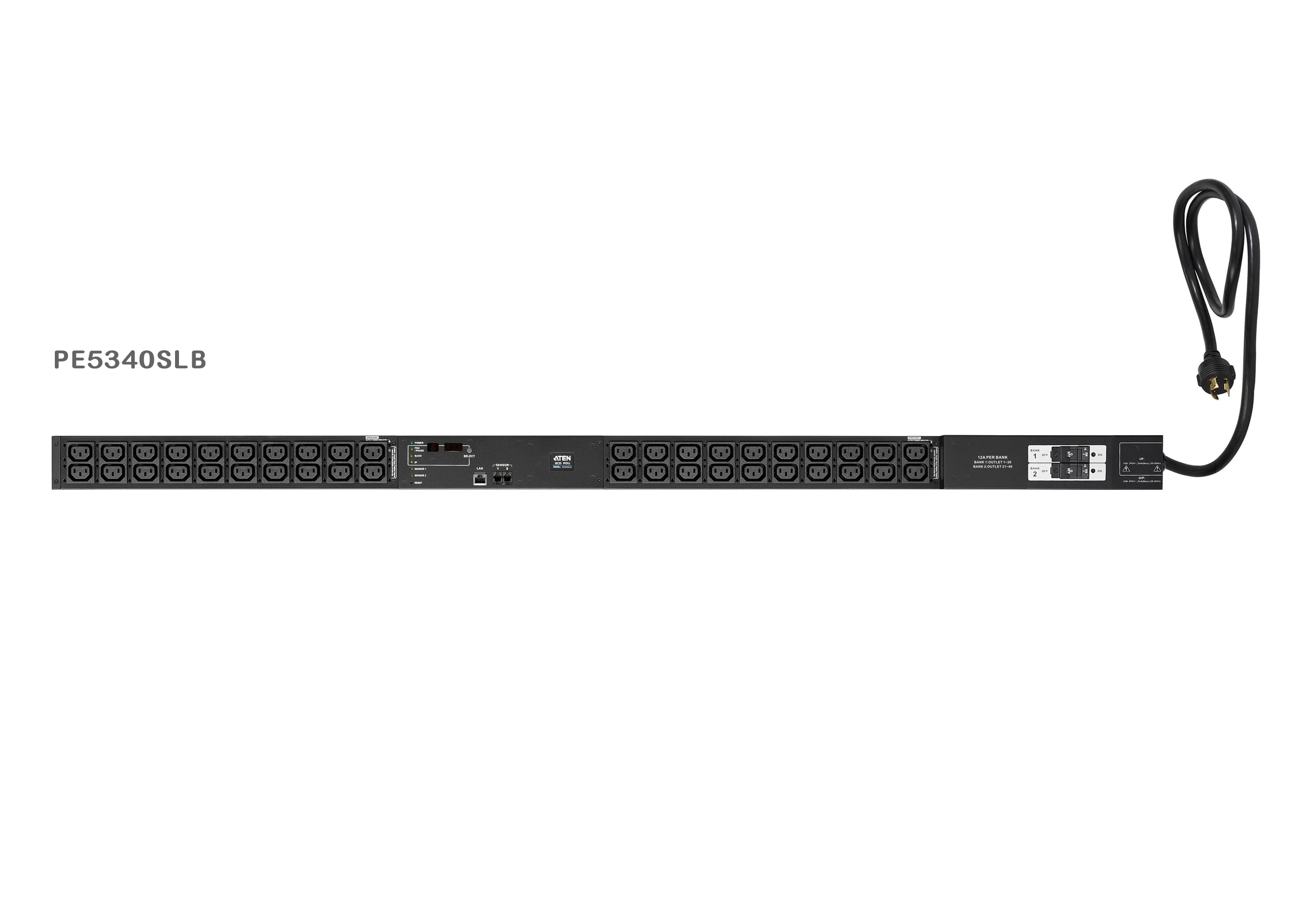 30A/32A 40-Outlet Metered Low Profile eco PDU — изглед 2
