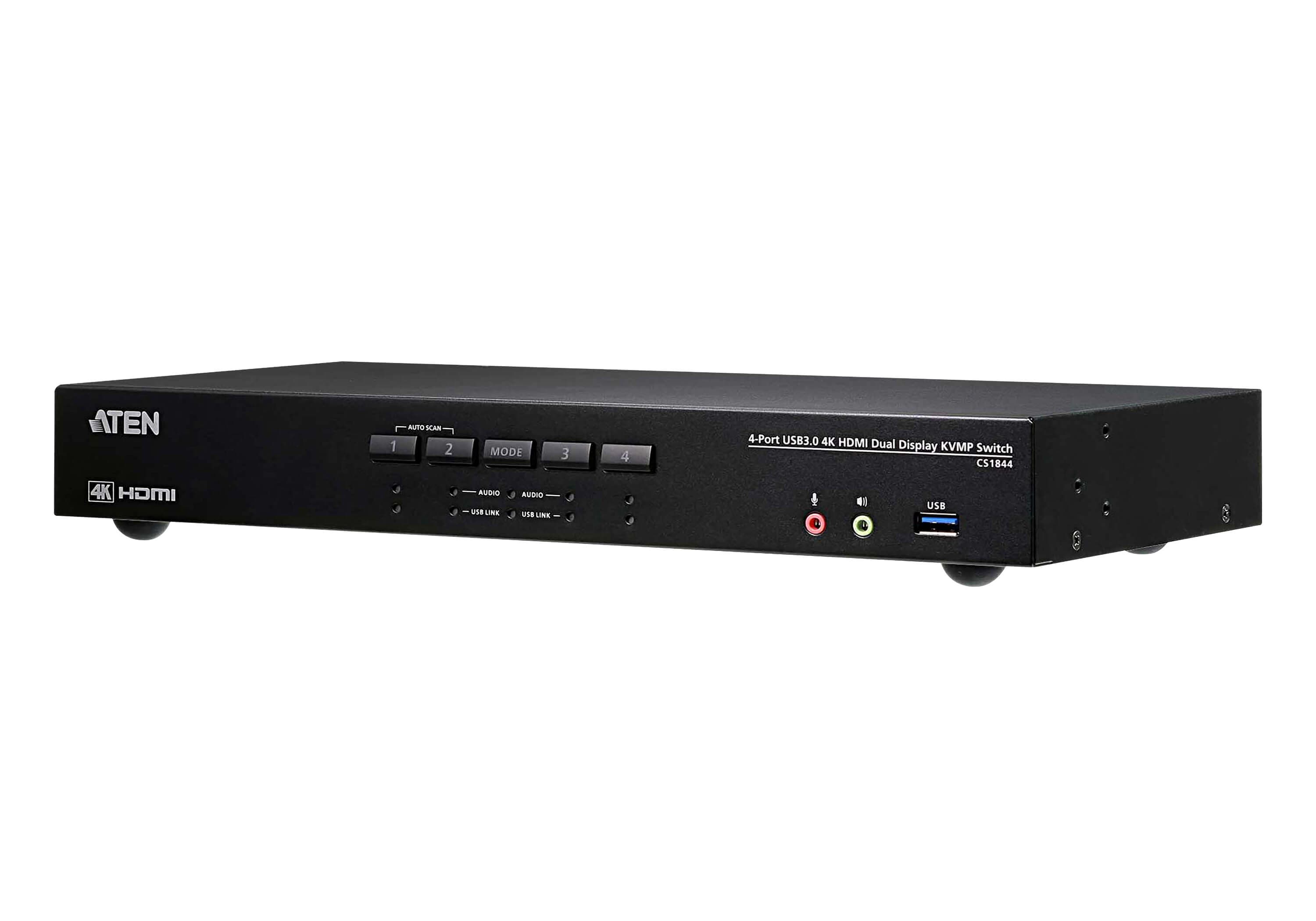 4-Port USB 3.0 4K HDMI Dual Display KVMP™ Switch — view 3