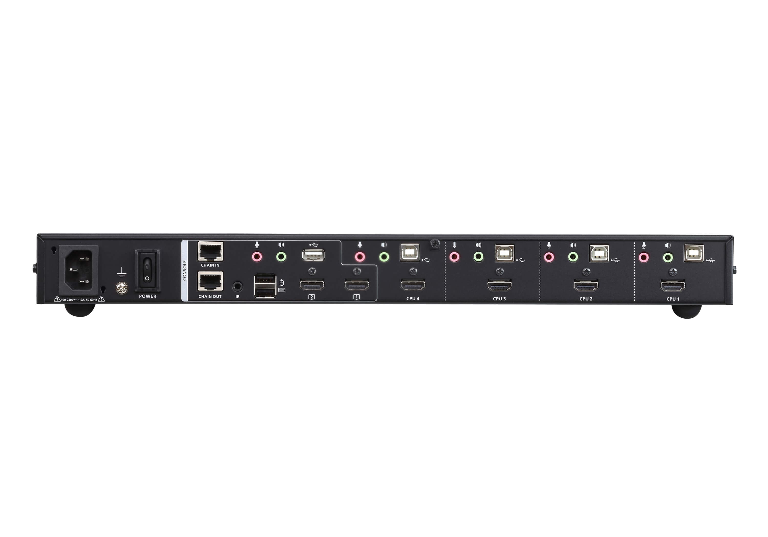4-Port USB 4K HDMI Multi-View KVMP™ Switch — изглед 2