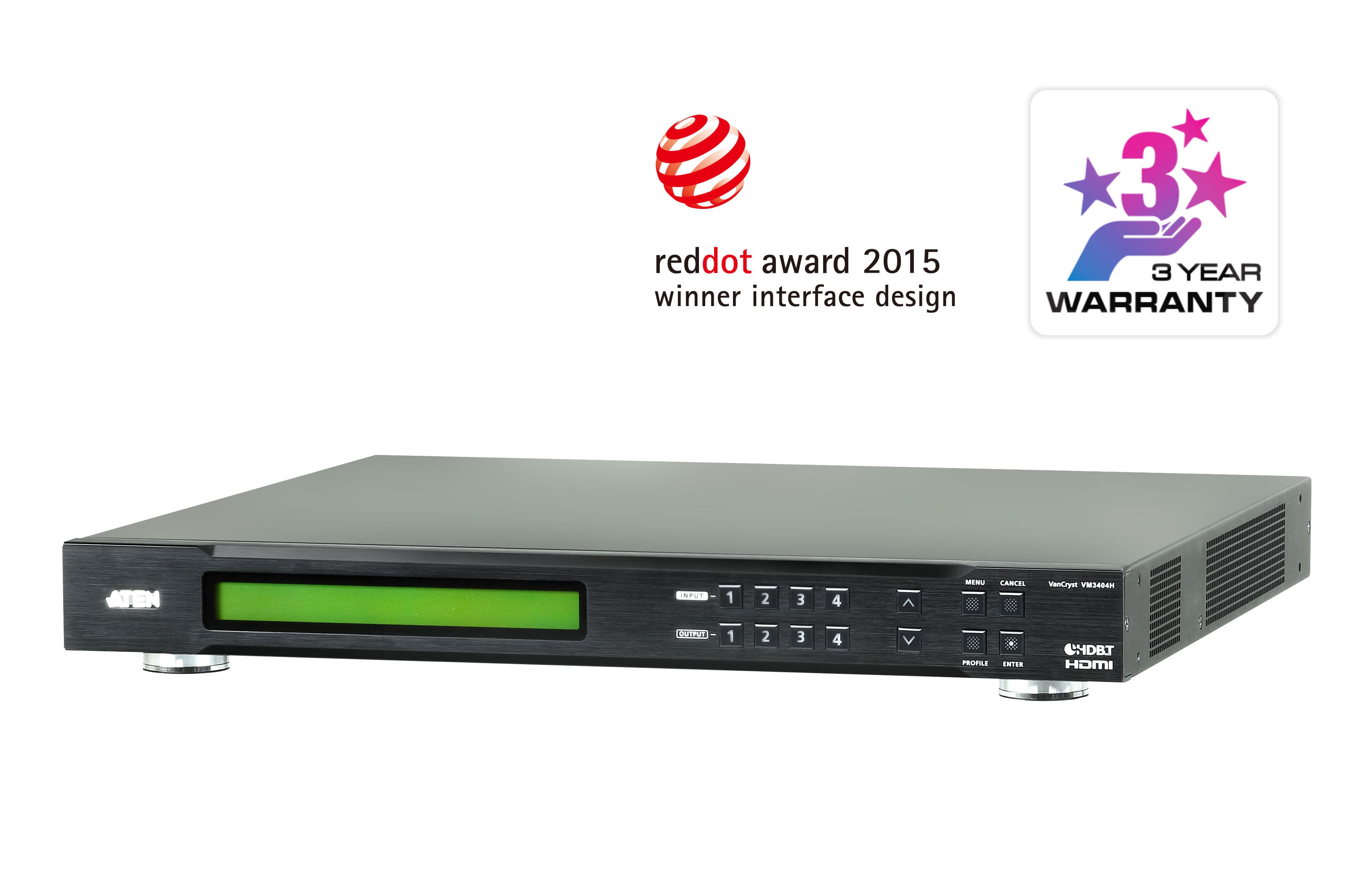 4 x 4 4K HDMI HDBaseT-Lite Matrix Switch — изглед 2