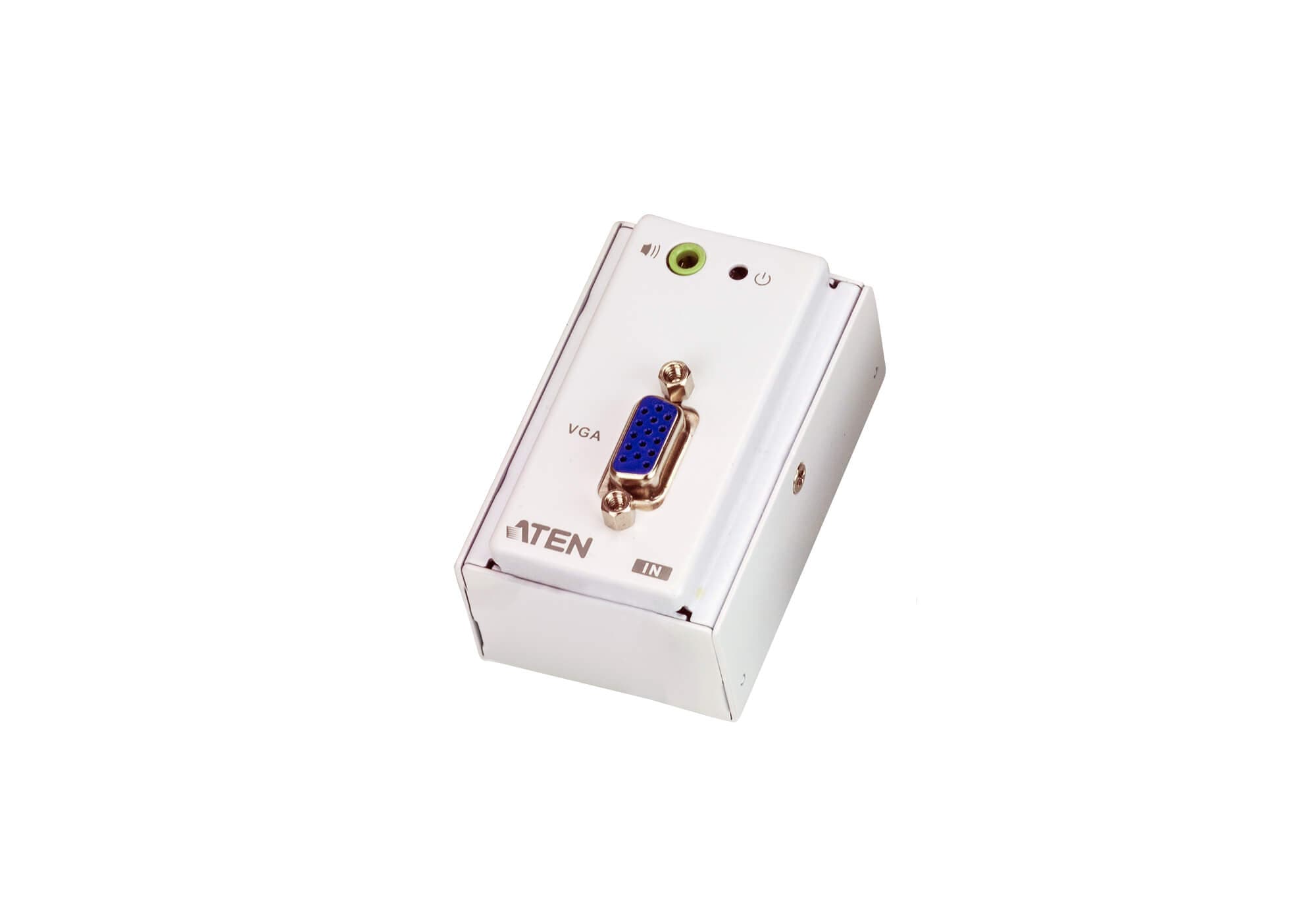 VGA/Audio Cat 5 Extender with MK Wall Plate (1280 x 1024 @150 m)