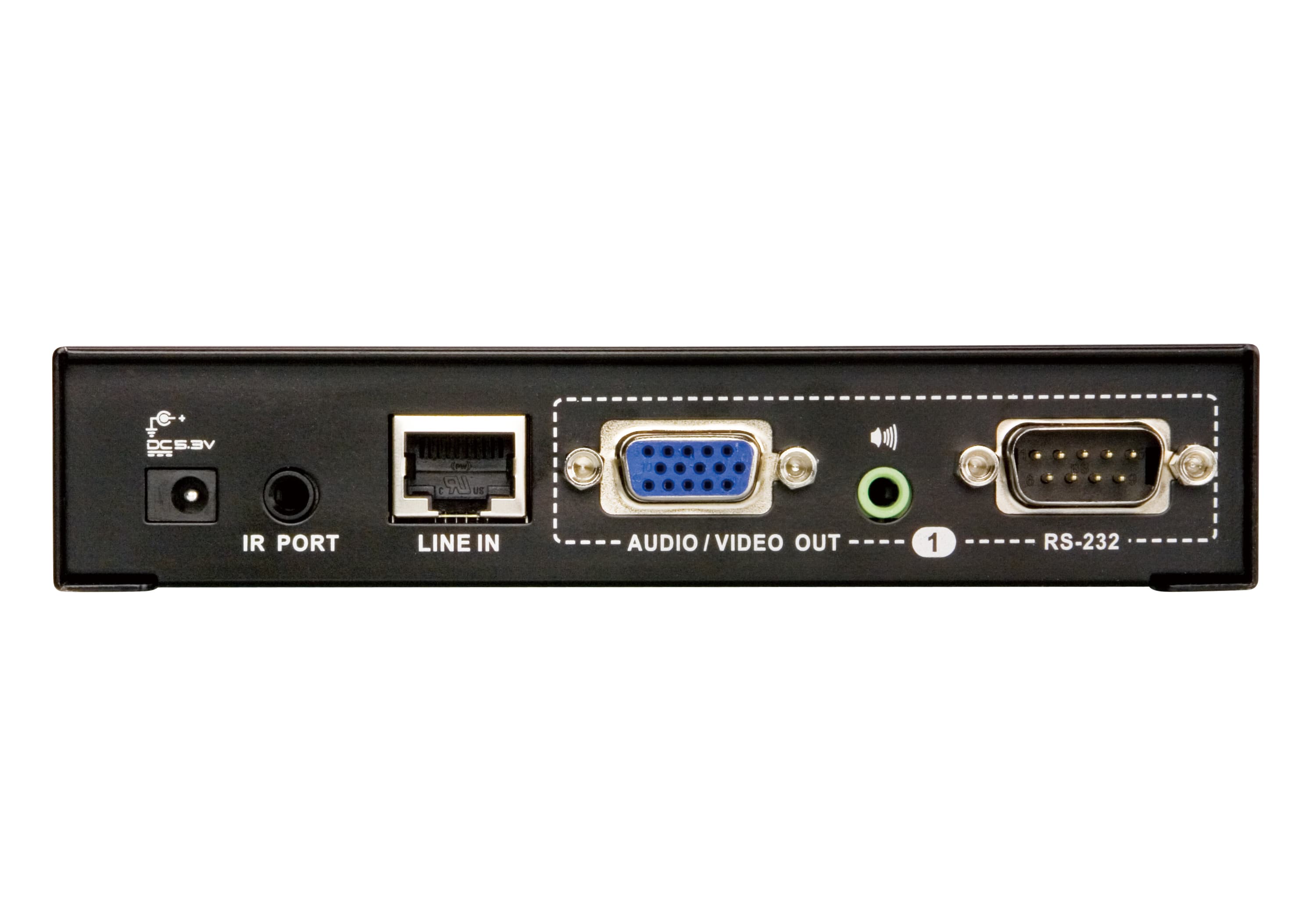 VGA/Audio/RS-232 Cat 5 Repeater with Dual Output (1600 x 1200@150m) — view 3