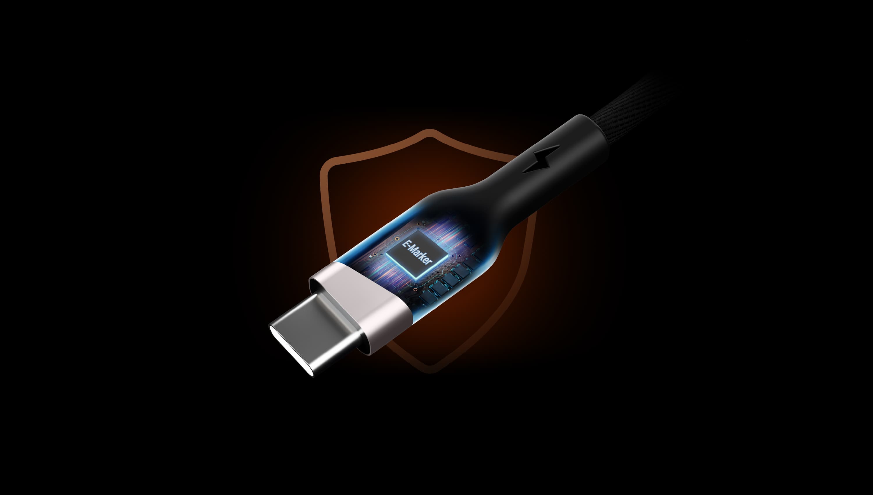 1m 240W USB-C to USB-C Magnetic Charging Cable — изглед 4