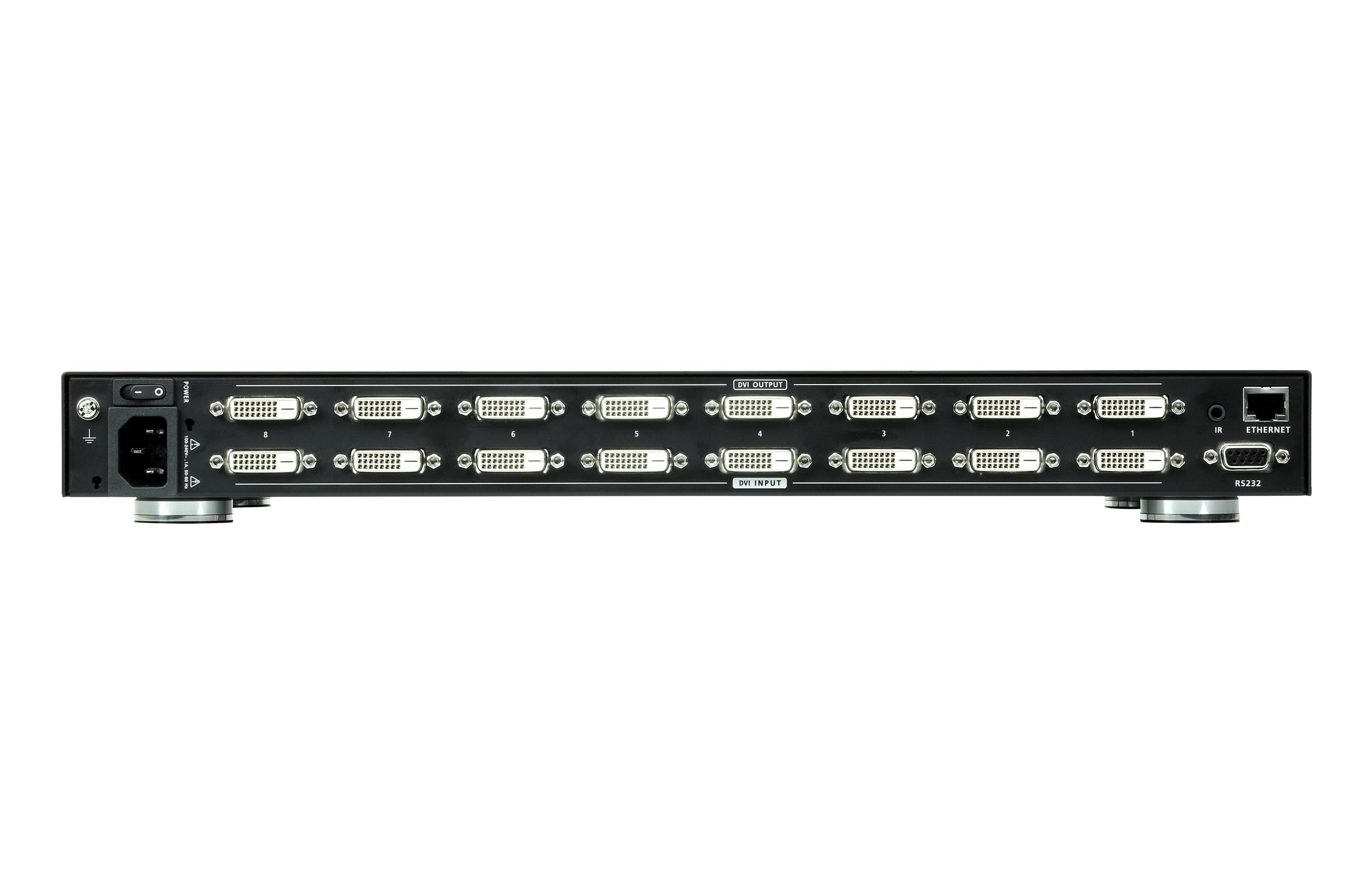 8 x 8 DVI Matrix Switch with Scaler — изглед 3