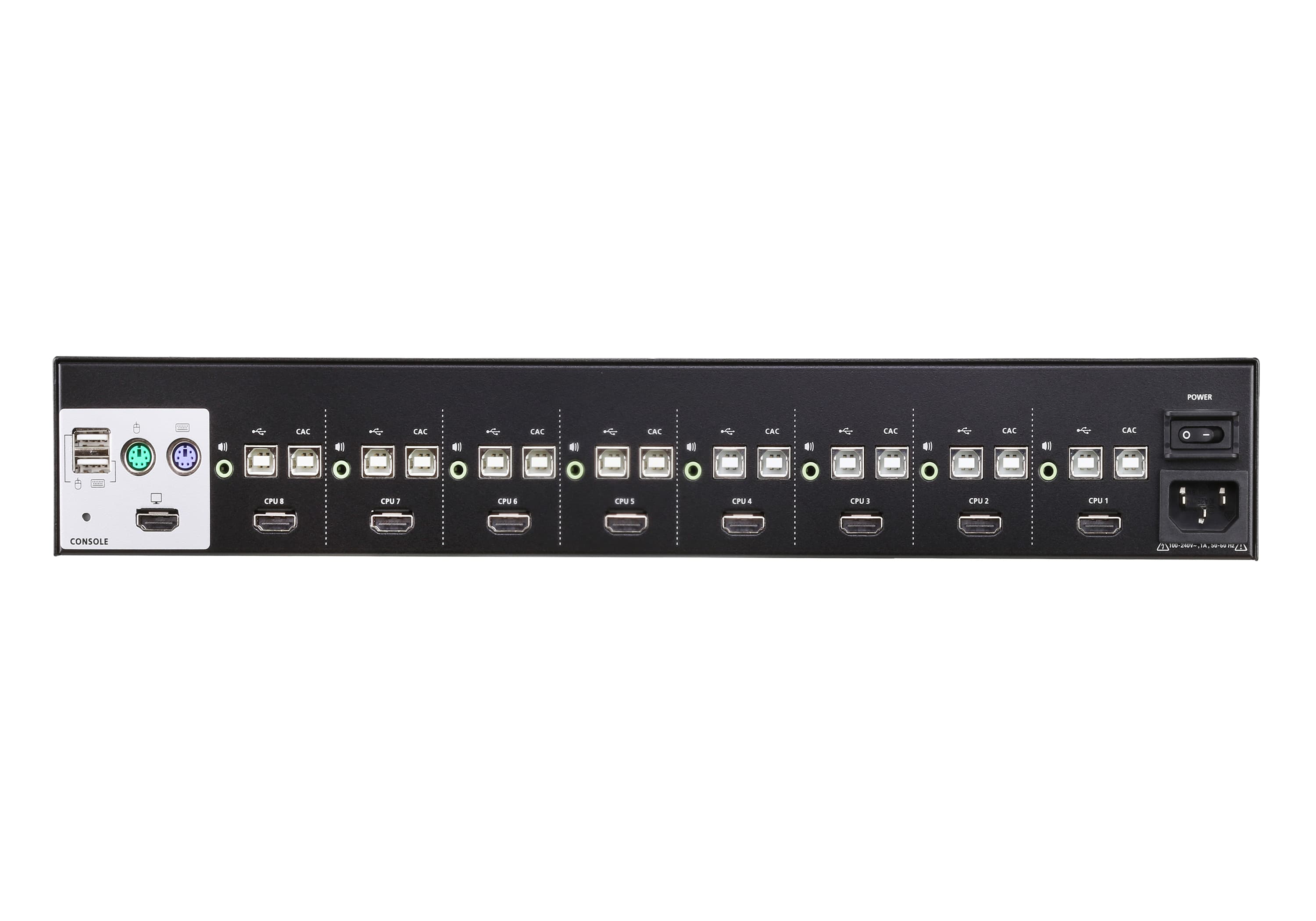 8-Port USB HDMI Secure KVM Switch (PSS PP v3.0 Compliant) — изглед 2