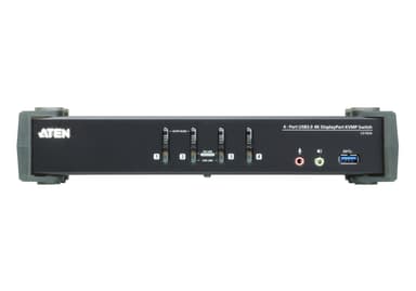 4-Port USB 3.0 4K DisplayPort KVMP™ Switch (Cables included)