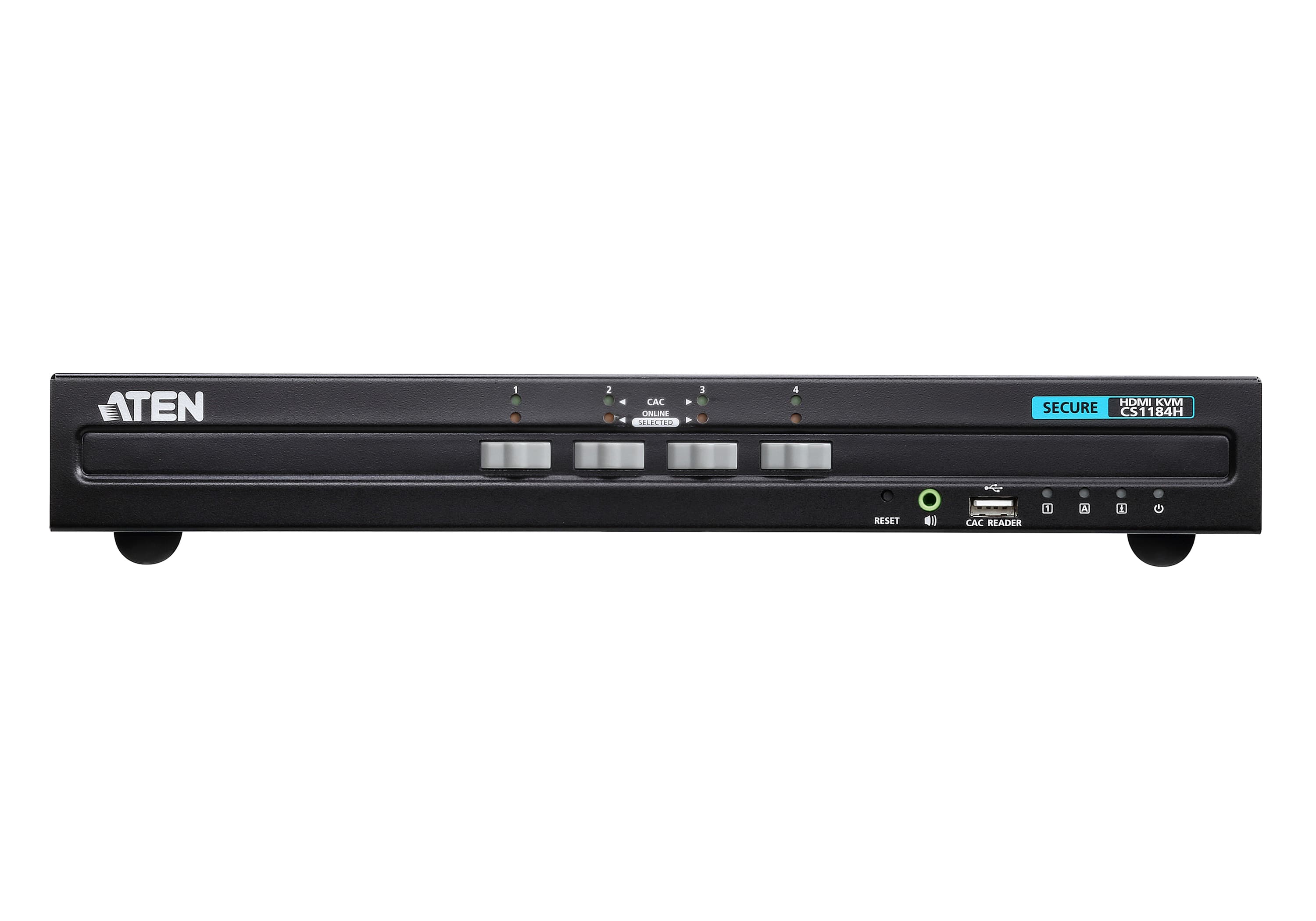 4-Port USB HDMI Secure KVM Switch (PSS PP v3.0 Compliant)