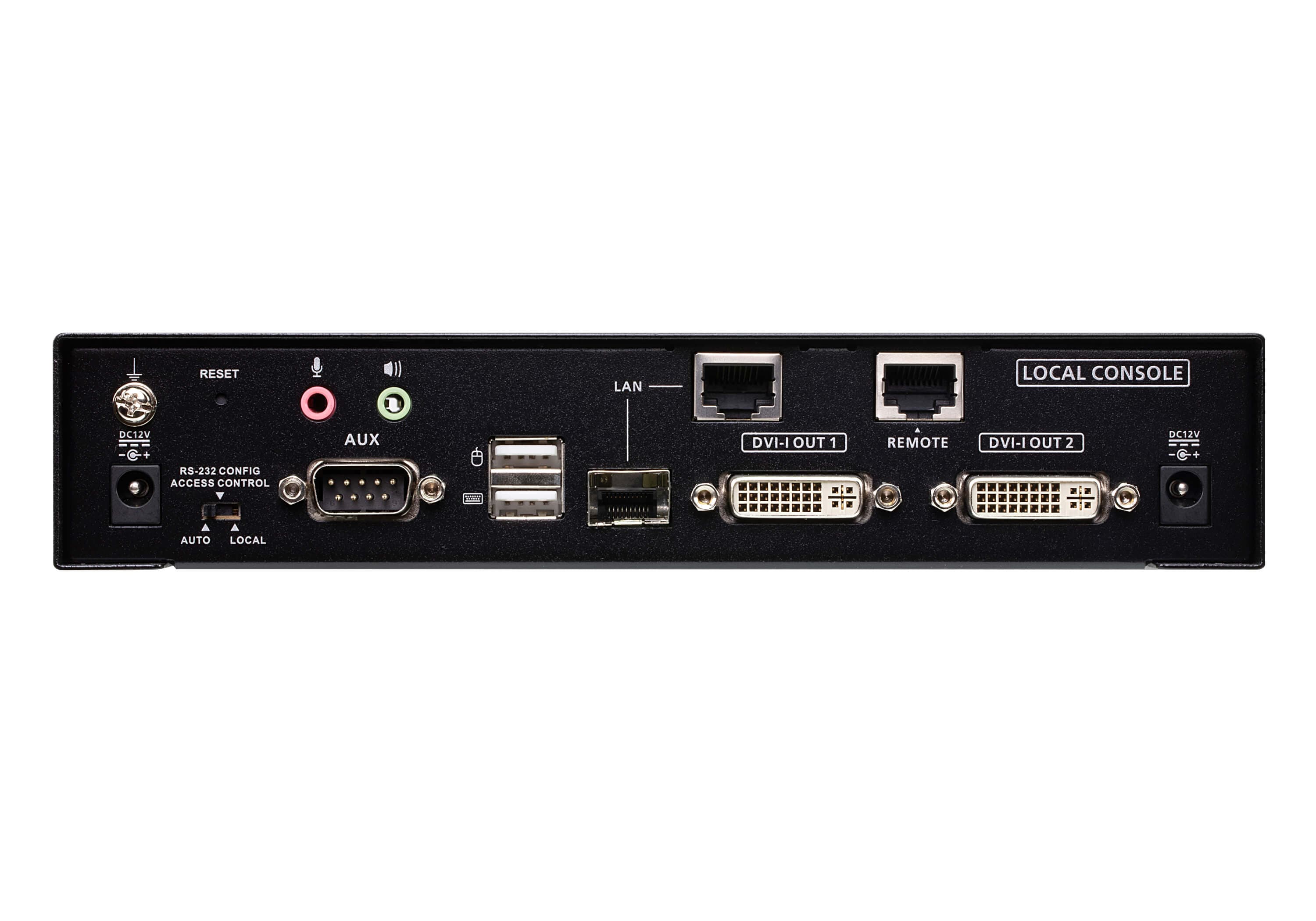 DVI-I Dual Display KVM over IP Transmitter with Remote Access — изглед 2