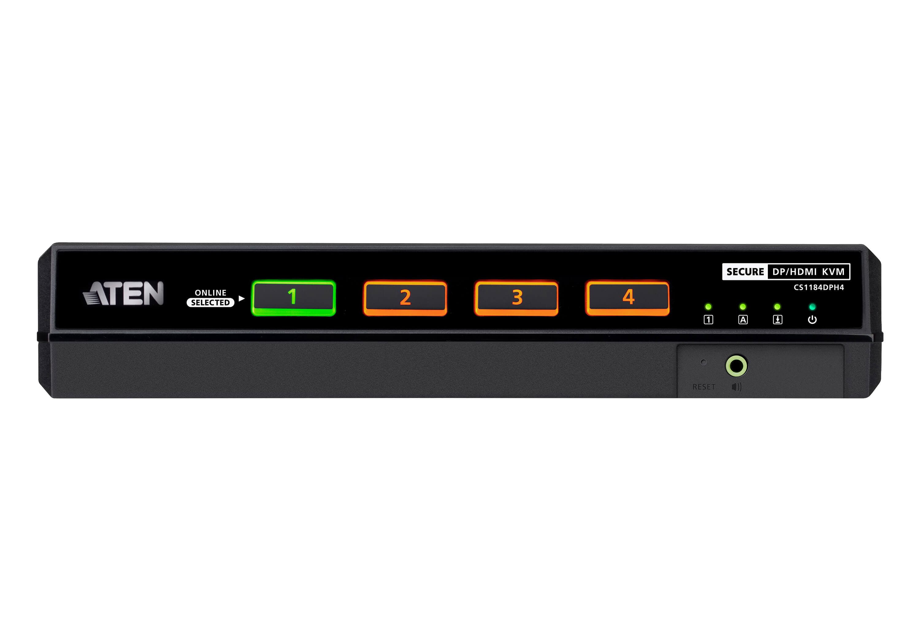 4-Port USB 5K DisplayPort/HDMI Universal Secure KVM Switch (PSD PP v4.0 Compliant)
