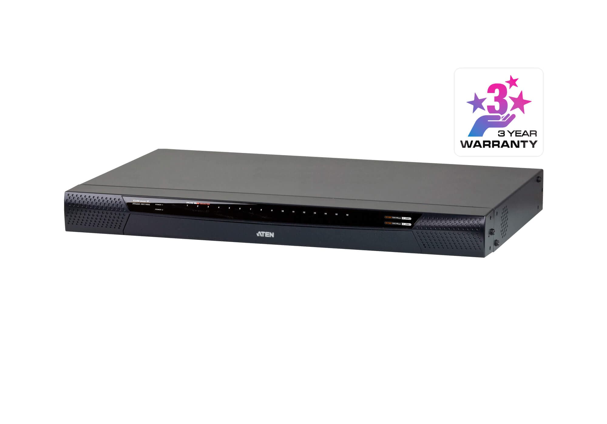 1-Local/1-Remote Access 16-Port Cat 5 KVM over IP Switch with Virtual Media (1920 x 1200) — изглед 3