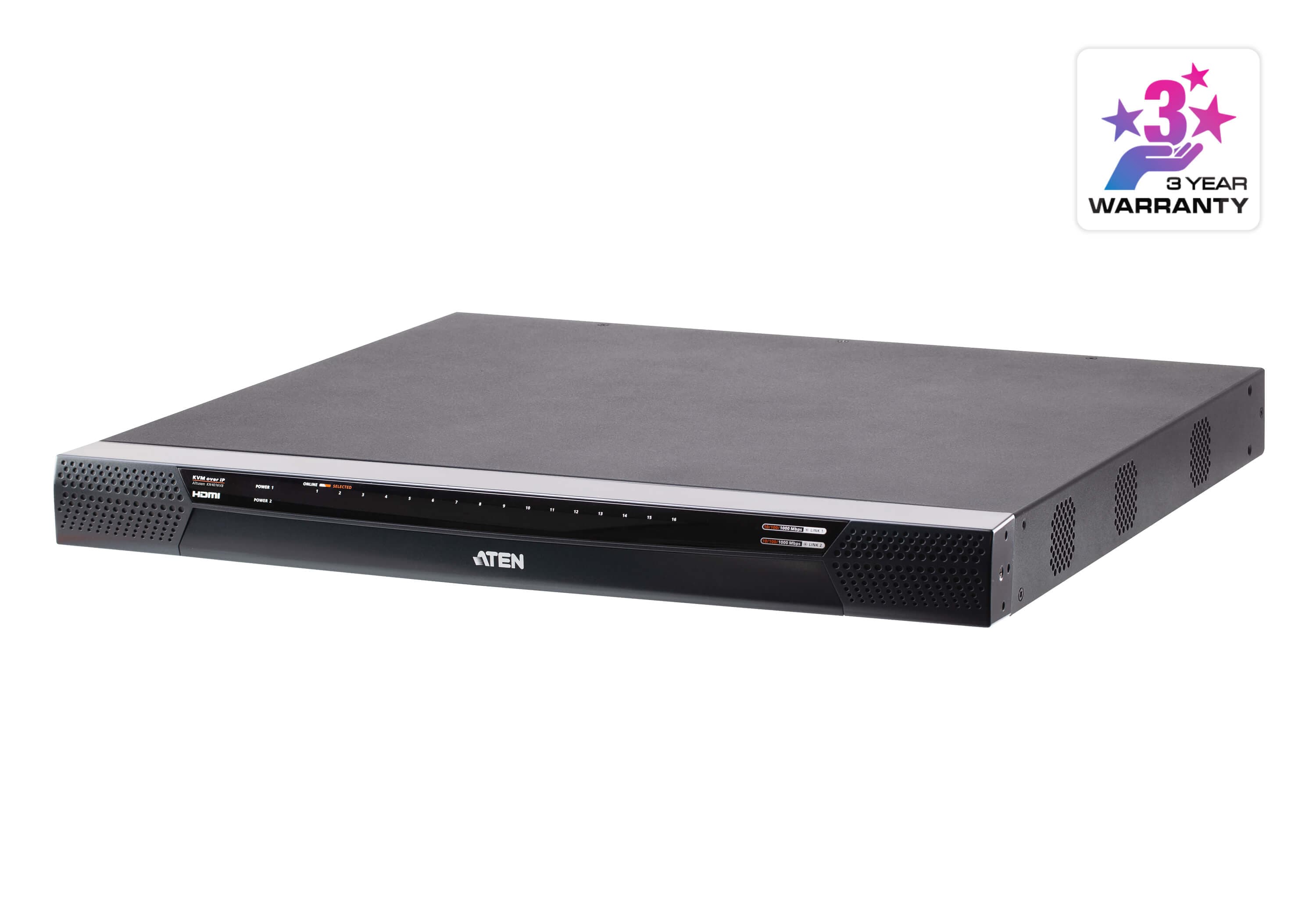 1-Local/4-Remote Shared Access 16-Port Multi-Interface Cat 5 KVM over IP Switch — изглед 3