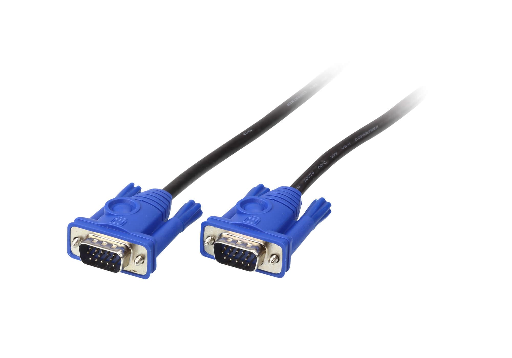 2M VGA Cable with 3.5mm Stereo Audio