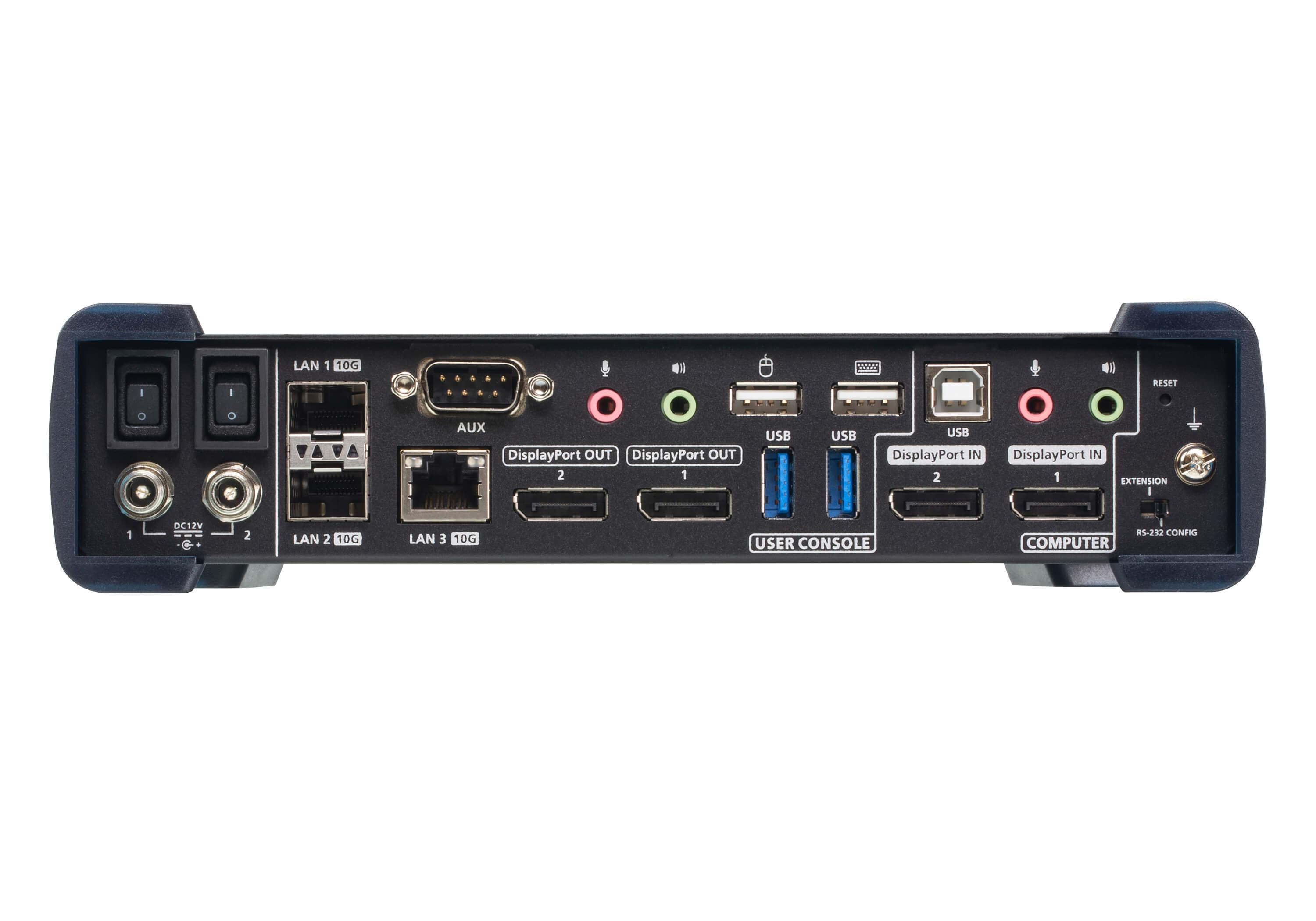 5K DisplayPort Dual Display KVM over IP Receiver — изглед 2
