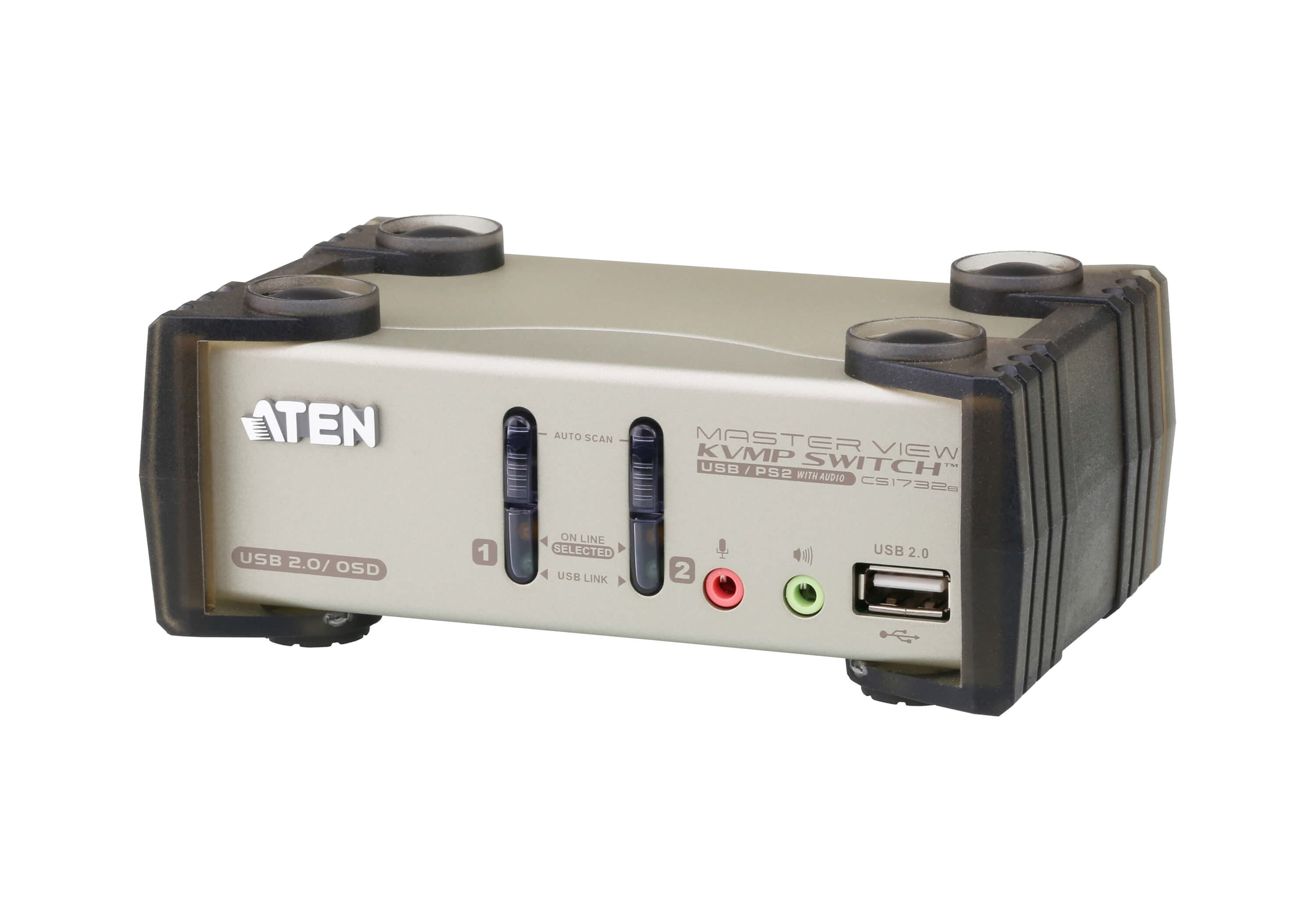 2-Port PS/2-USB VGA/Audio KVMP™ Switch with OSD — изглед 3