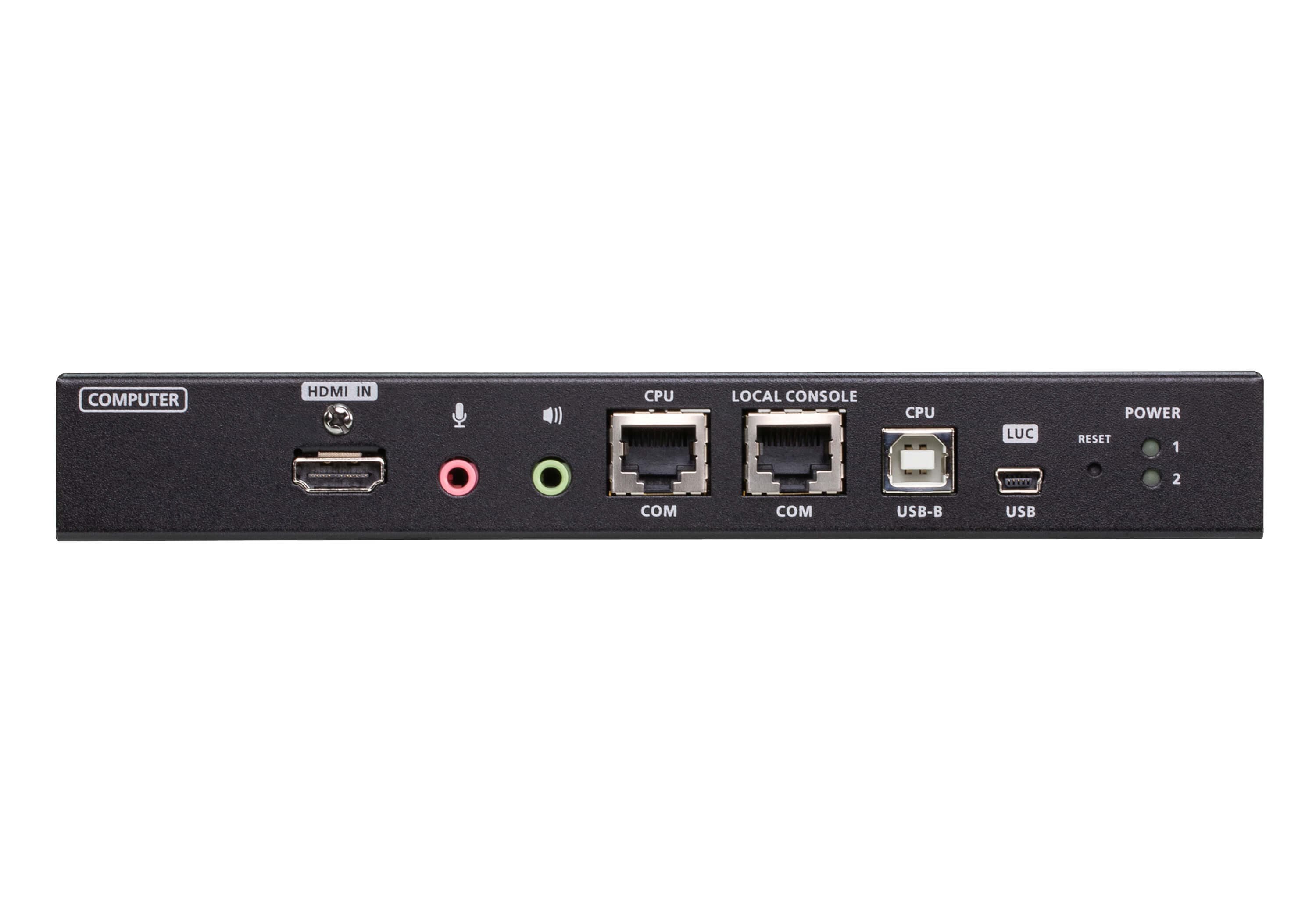1-Local / Remote Shared Access Single Port 4K HDMI KVM over IP Switch