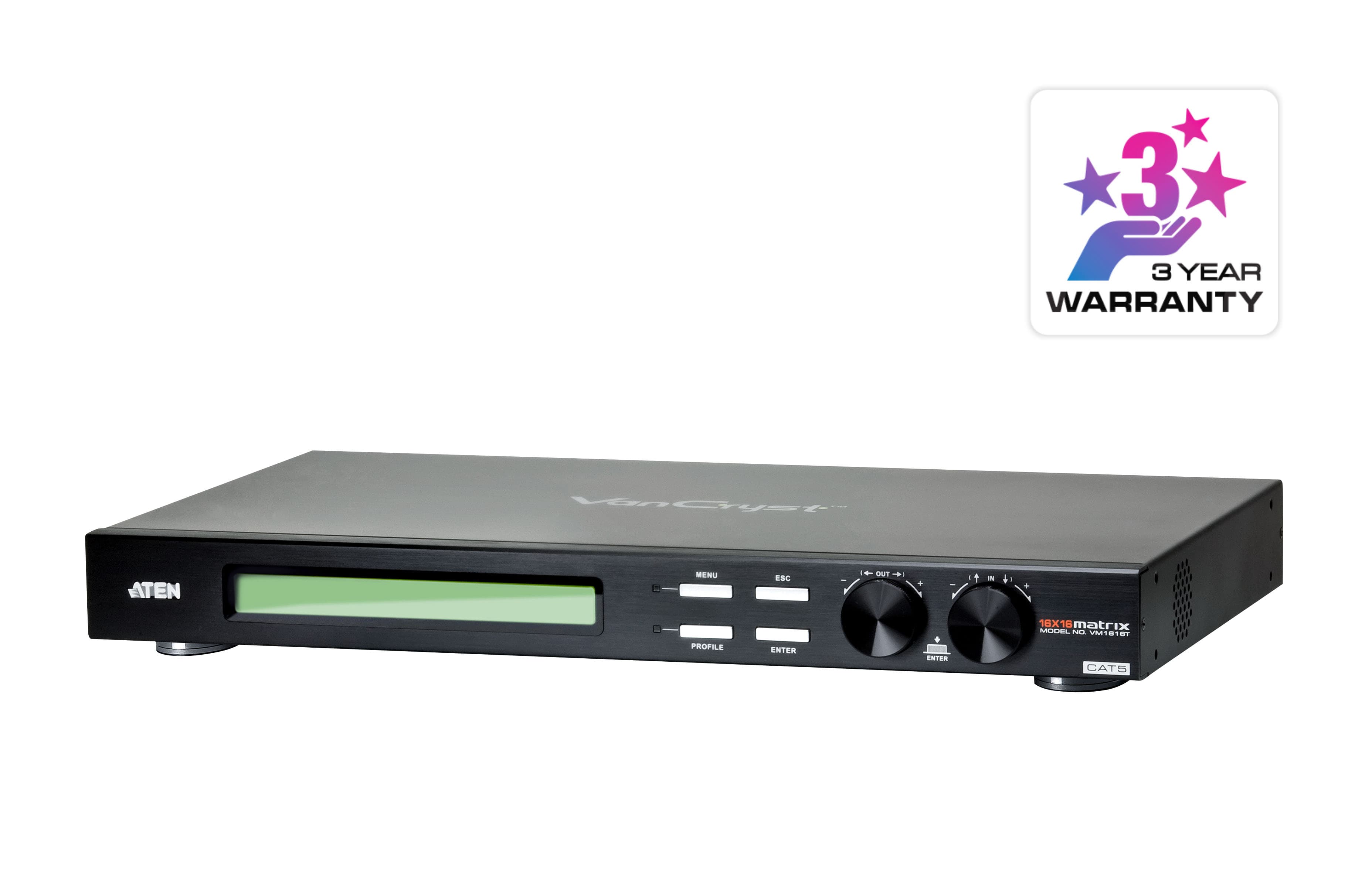 16x16 Cat 5 VGA/Audio Matrix Switch