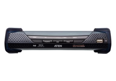2K DVI-D Dual-Link KVM over IP Receiver with Dual SFP & PoE