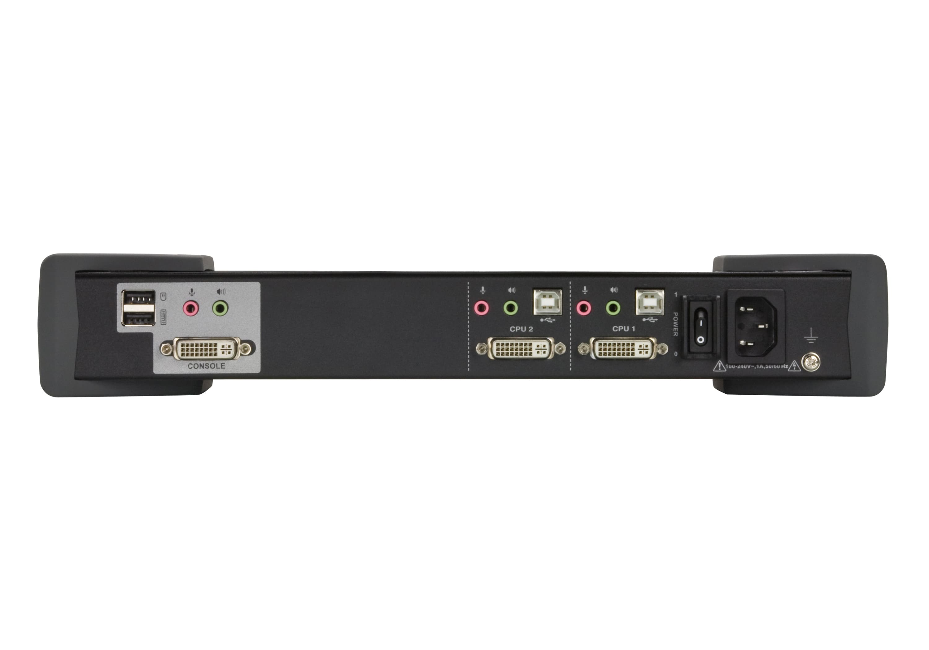 2-Port USB DVI Secure KVM Switch — view 3