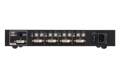 4-Port USB DVI Secure KVM Switch with CAC (PSD PP v4.0 Compliant)