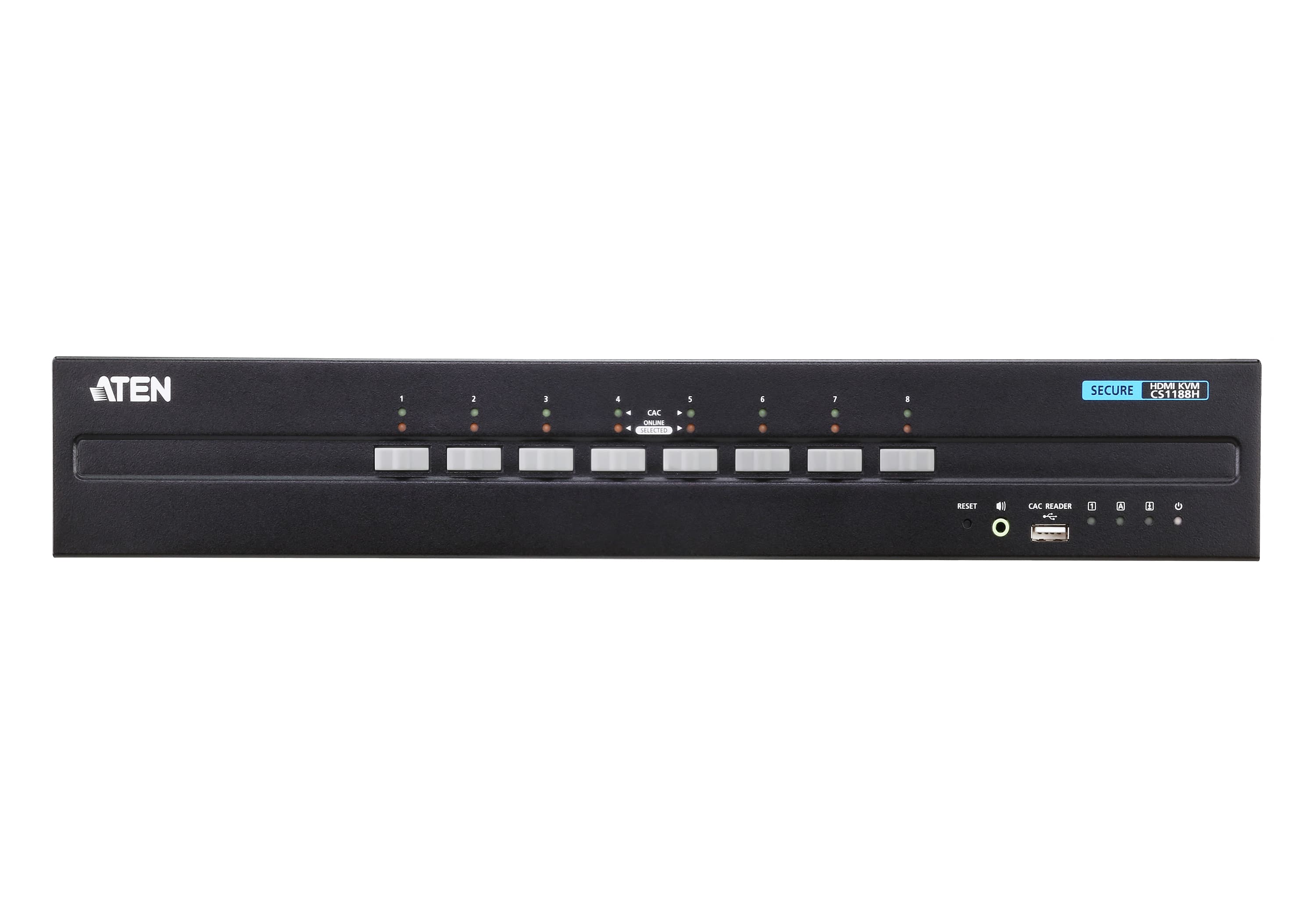 8-Port USB HDMI Secure KVM Switch (PSS PP v3.0 Compliant)