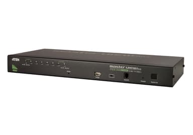 8-Port PS/2-USB VGA KVM Switch with Daisy-Chain Port and USB Peripheral Support