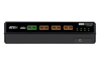4-Port USB 5K DisplayPort/HDMI Dual Display Universal Secure KVM Switch (PSD PP v4.0 Compliant)