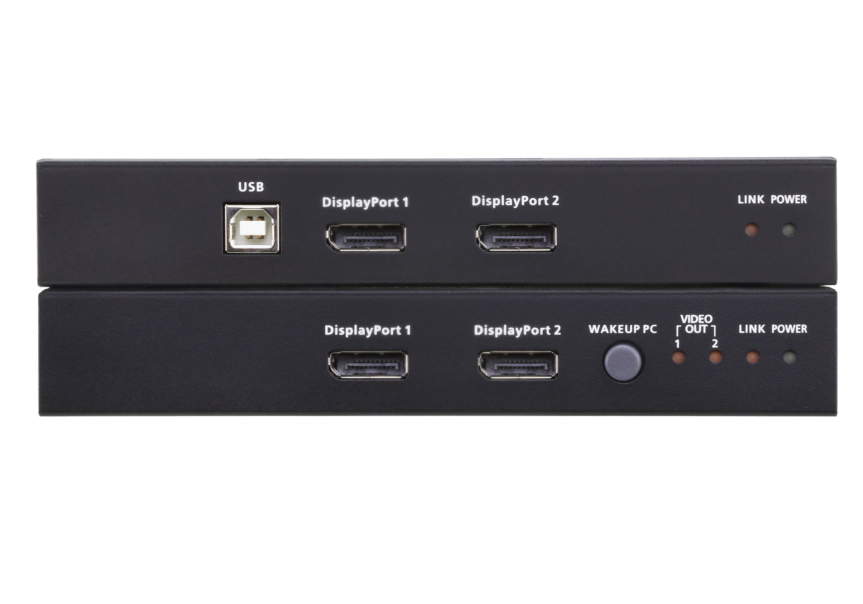 USB DisplayPort Dual View HDBaseT™ 2.0 KVM Extender (4K@100m for Single View)