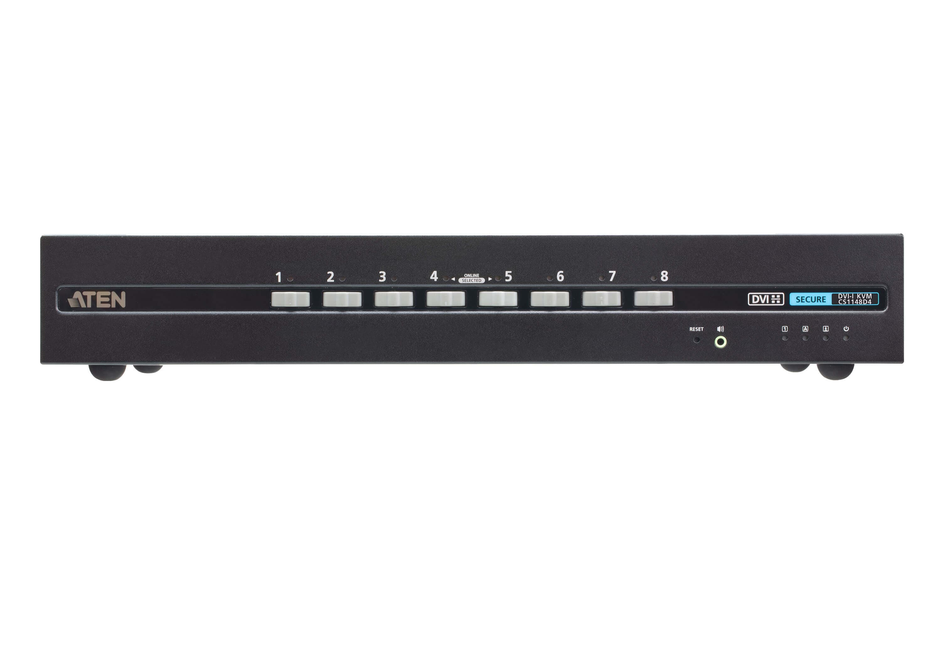 8-Port USB DVI Dual Display Secure KVM Switch (PSD PP v4.0 Compliant) — изглед 2