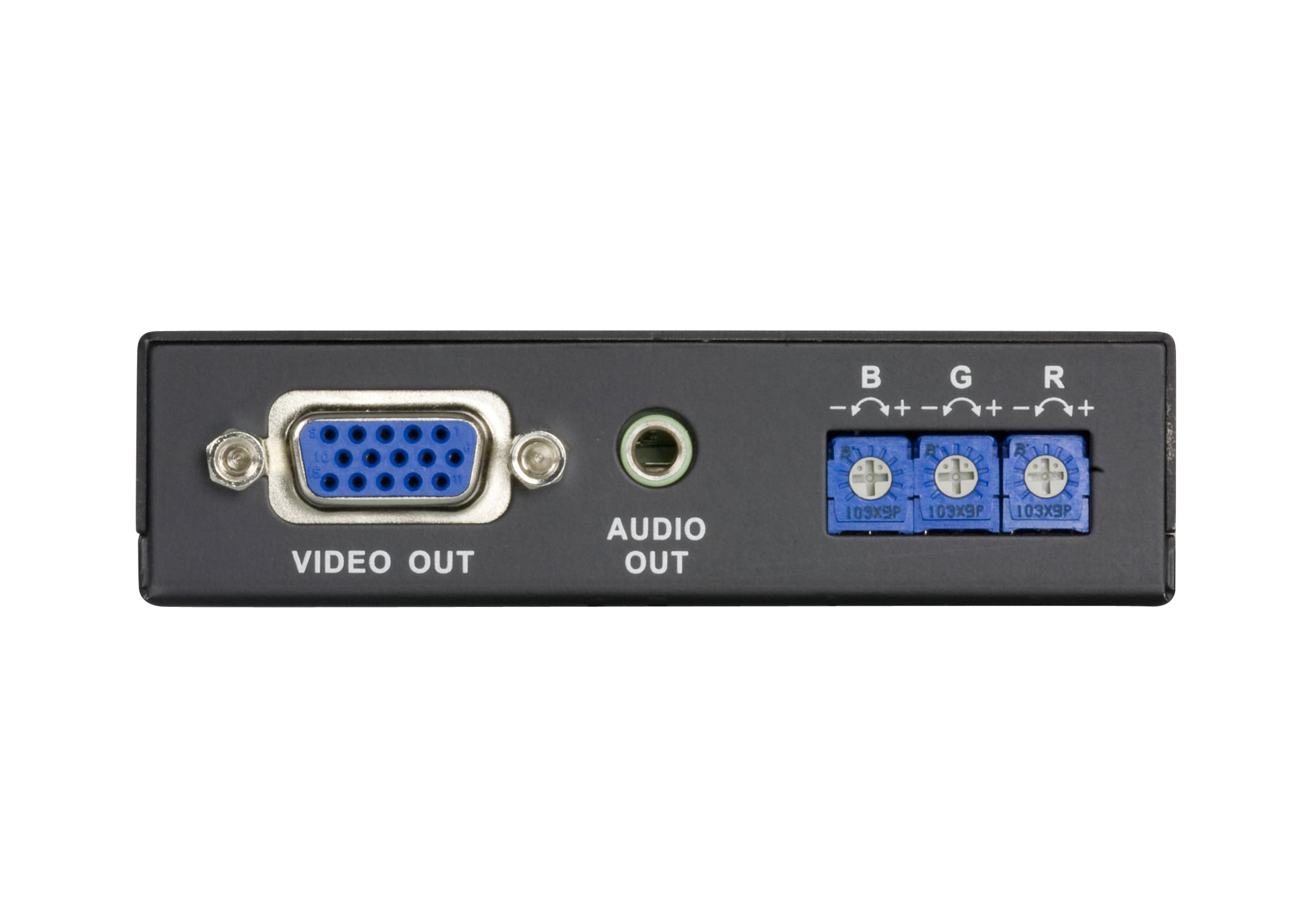 VGA/Audio Cat 5 Receiver with Deskew (1280 x 1024@300m) — изглед 3