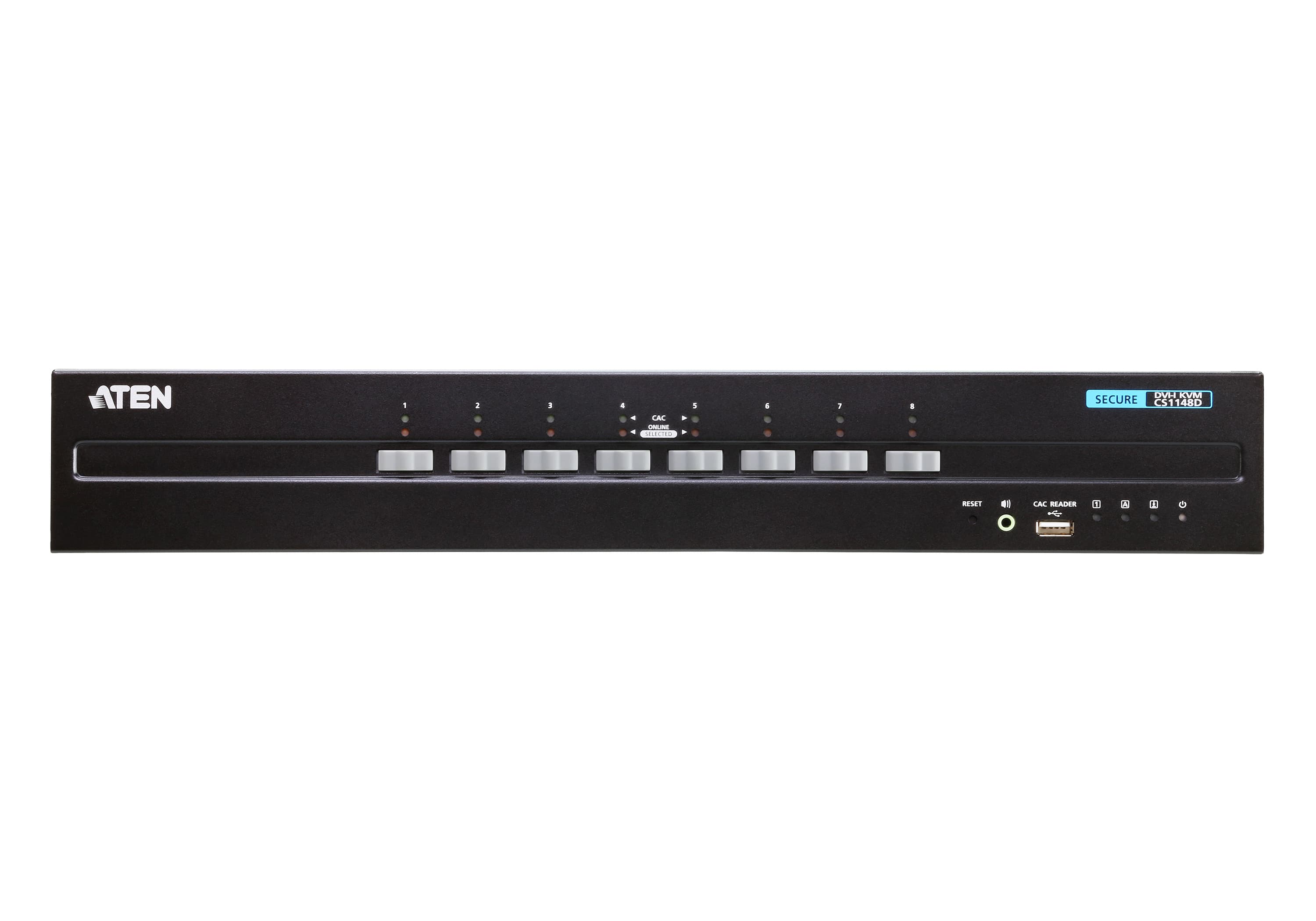 8-Port USB DVI Dual Display Secure KVM Switch (PSS PP v3.0 Compliant)