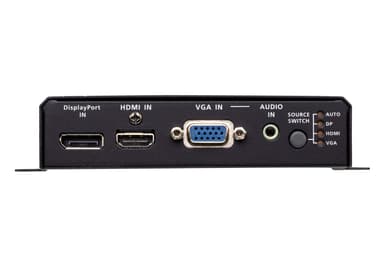DisplayPort / HDMI / VGA Switch with HDBaseT Transmitter (PoH PD)