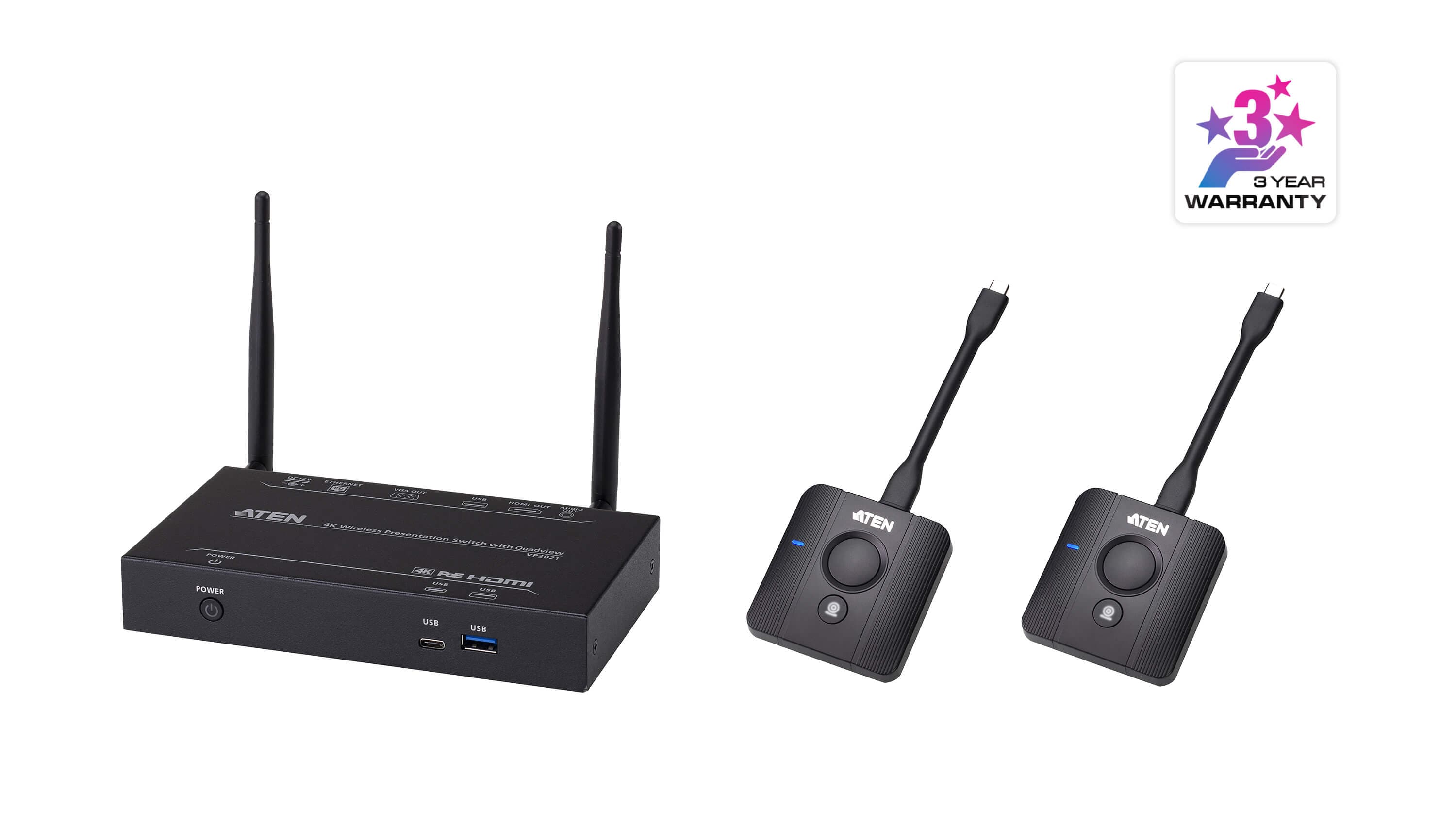 4K Wireless Presentation Switch with Quad View Kit — изглед 3