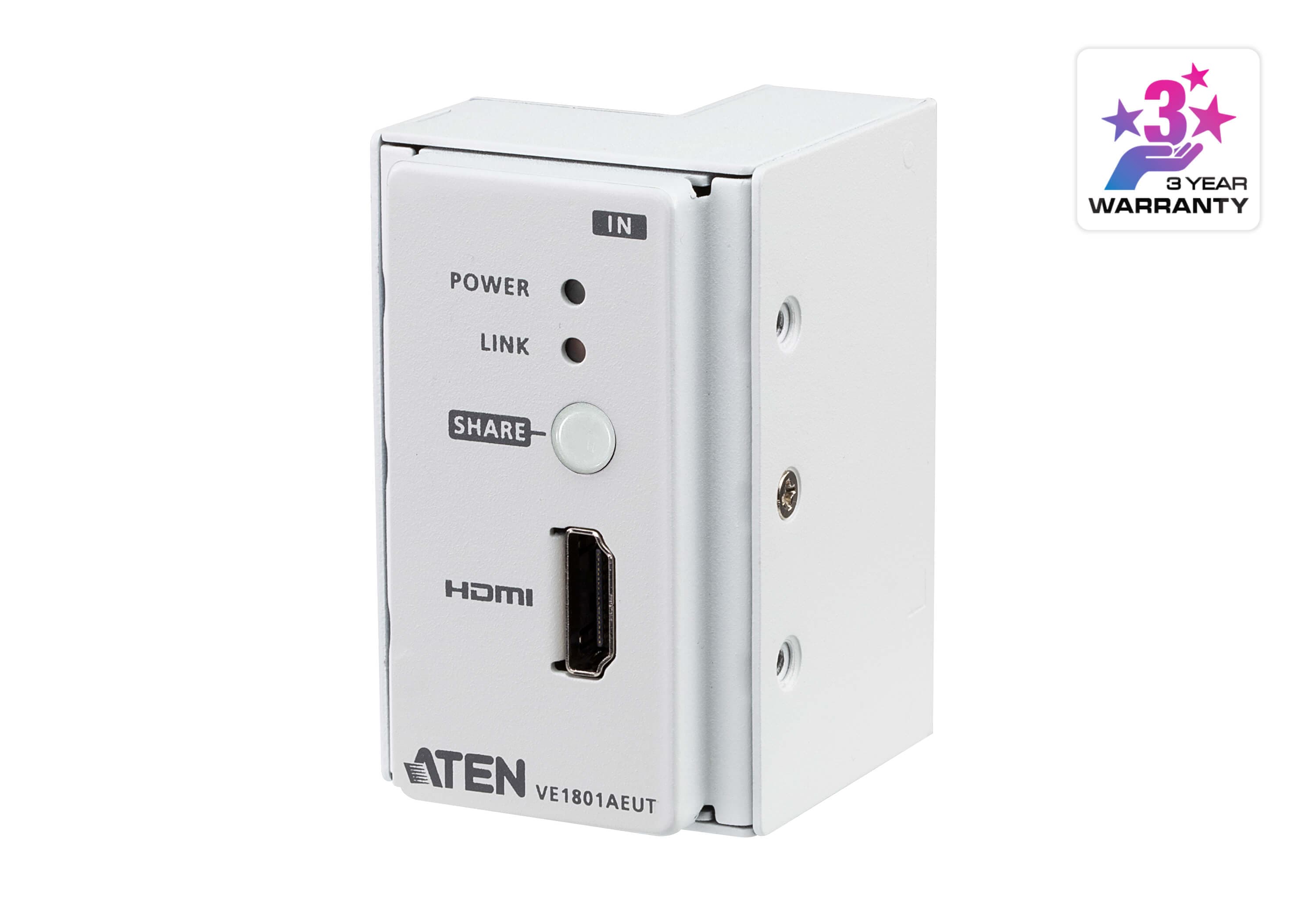 HDMI HDBaseT-Lite Transmitter with EU Wall Plate / PoH (PoH  PD) — изглед 3