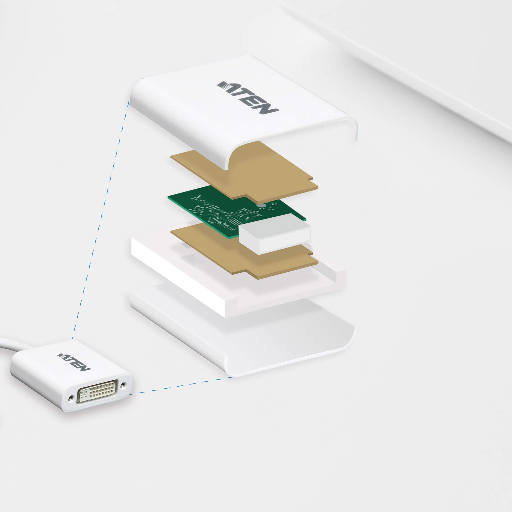 DisplayPort to DVI Adapter — view 4