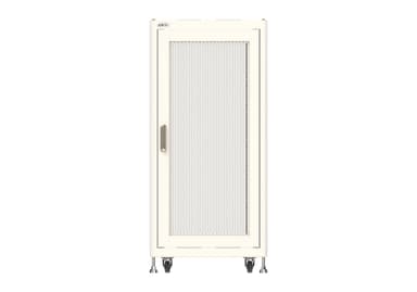 25U Standard Rack with Perforated Front and Rear Doors
