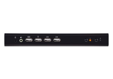 2-Port USB 4K HDMI Dual-Display KVMP™ Switch (Cables included)