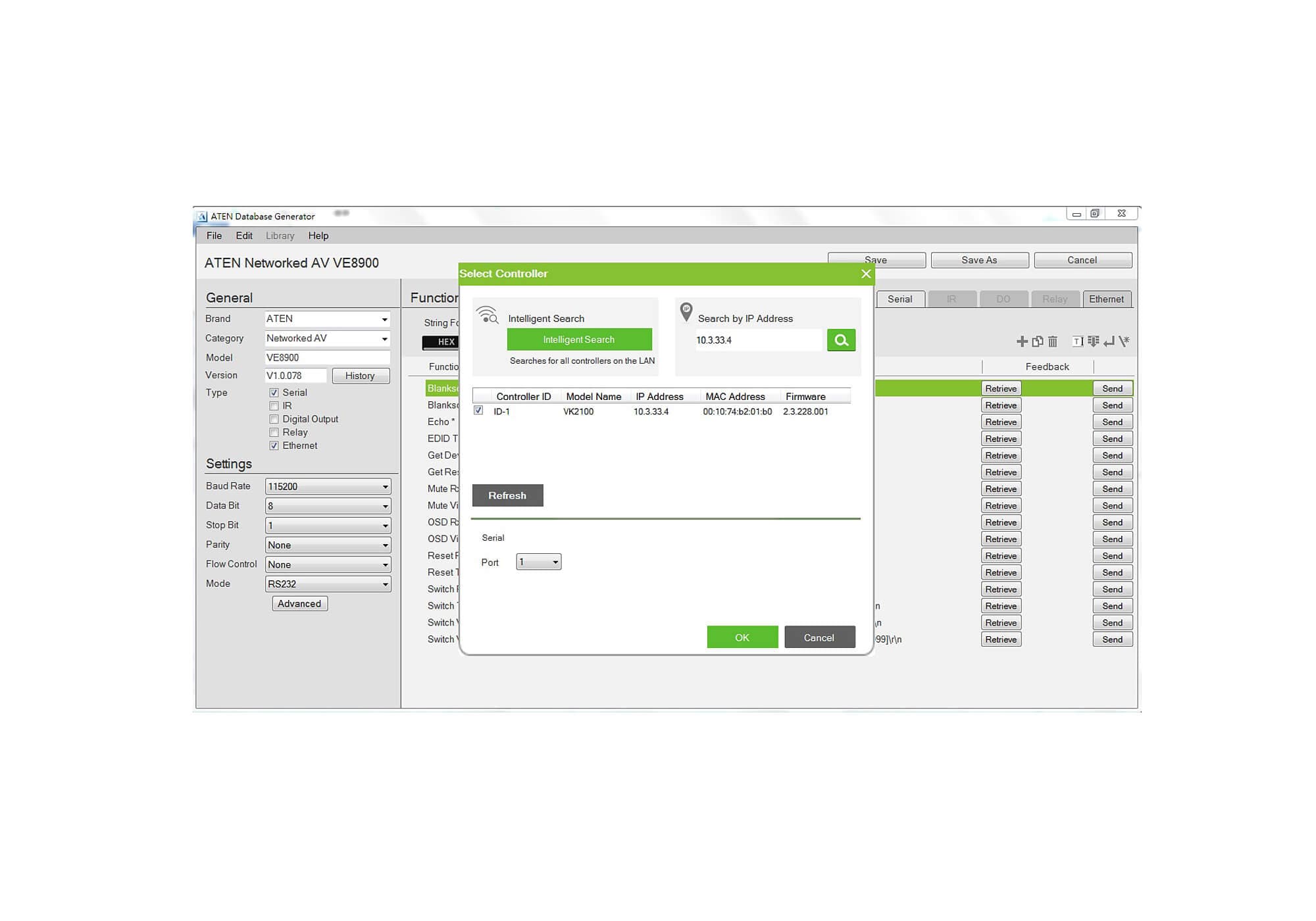 ATEN Control System - Database Generator