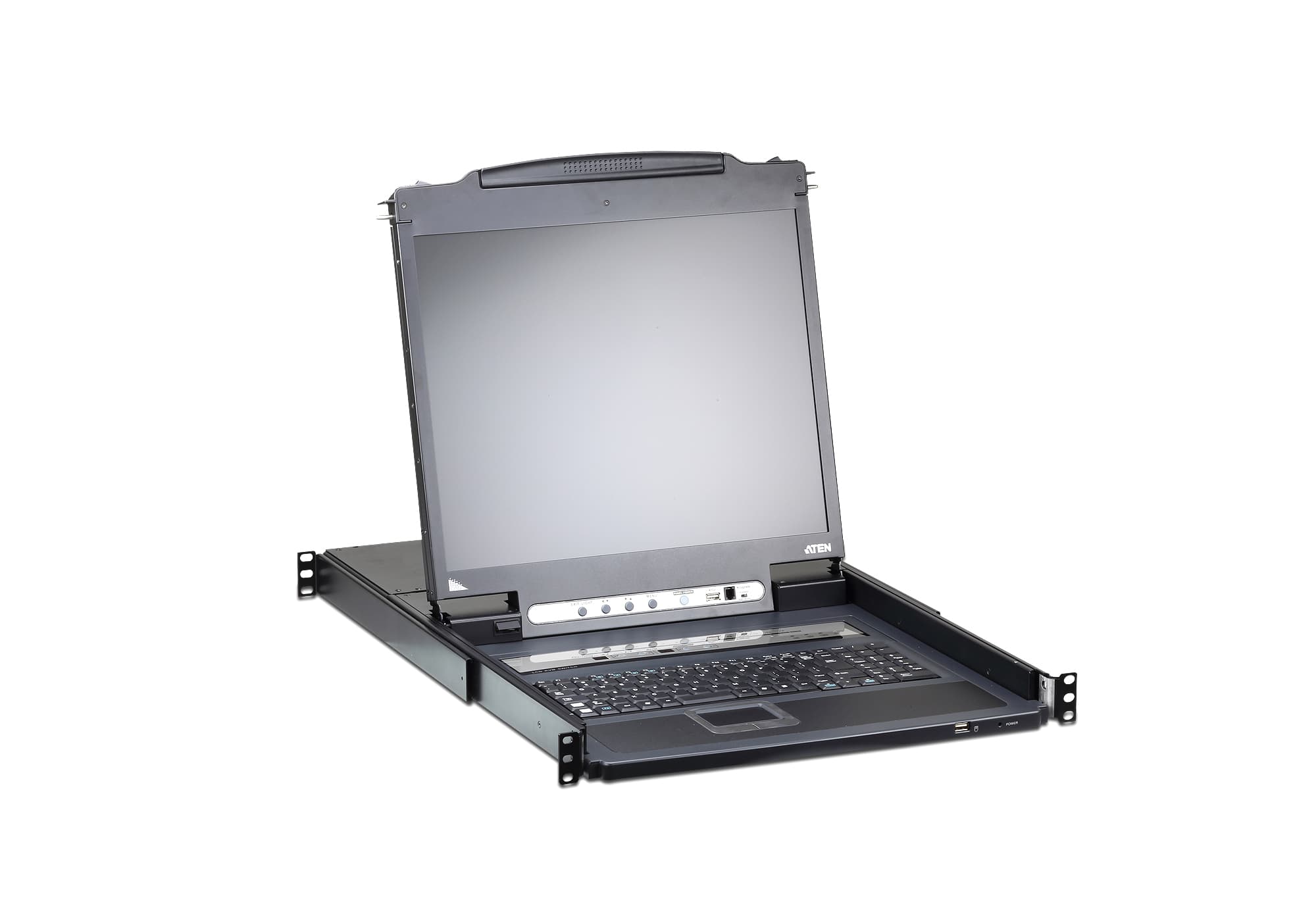 1-Local/Remote Shared Access 16-Port PS/2-USB VGA Single Rail LCD KVM over IP switch — изглед 5