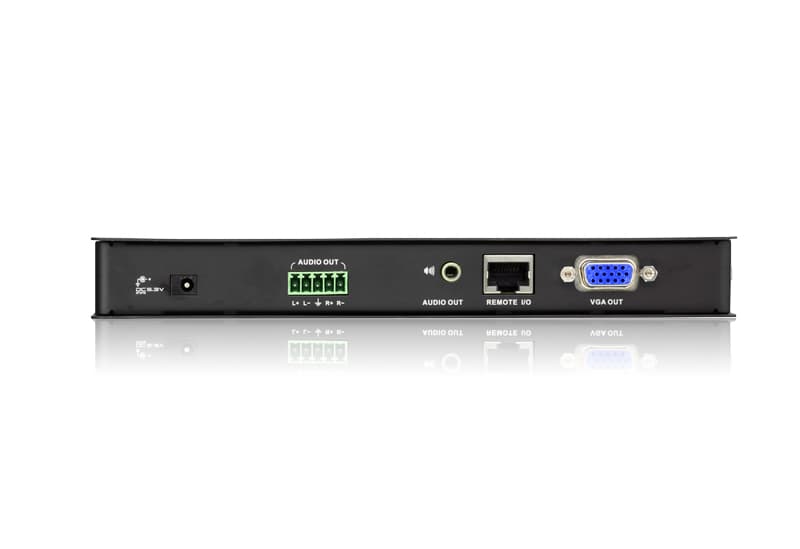 VGA/Audio/RS-232 Cat 5 Receiver with Auto Compensation (1280 x 1024@200m) — изглед 3