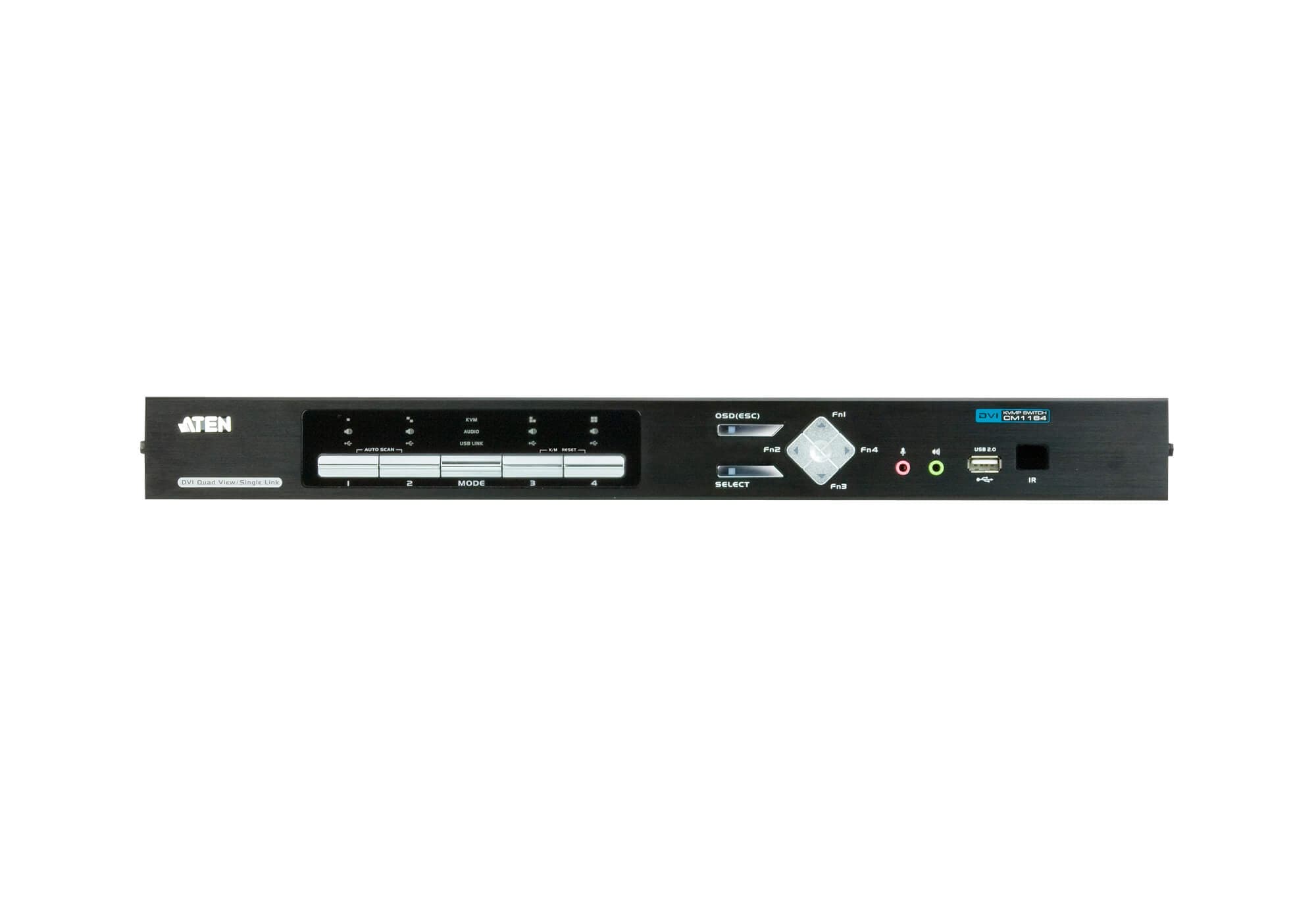 4-Port USB DVI Multi-View/Audio KVMP™ Switch