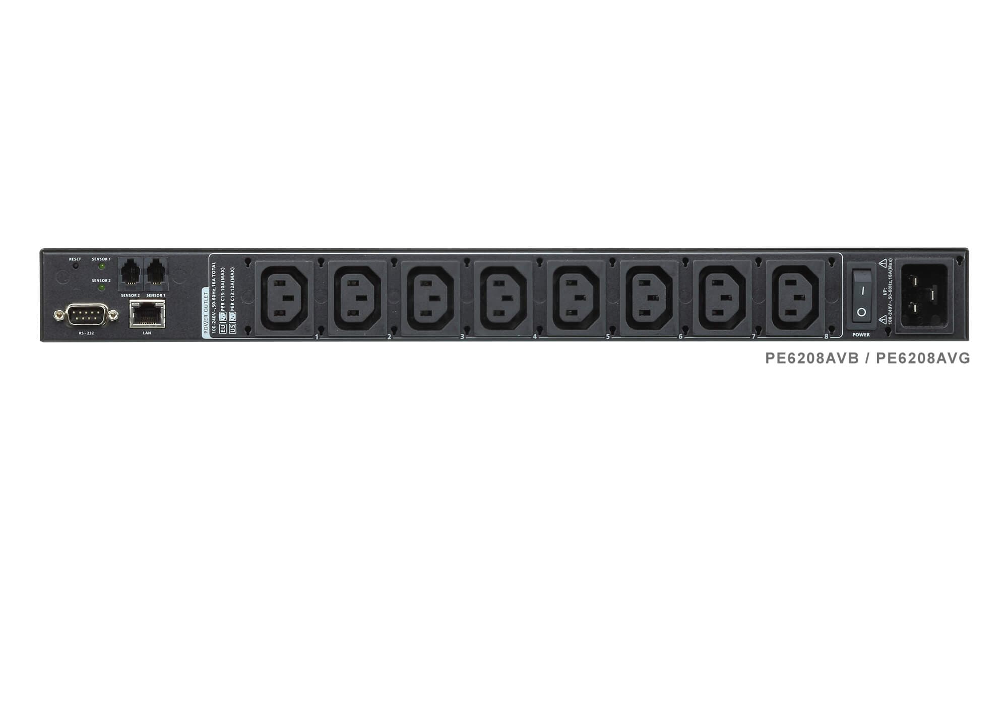 8-Outlet eco PDU — изглед 4