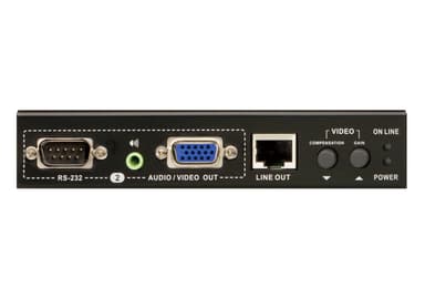 VGA/Audio/RS-232 Cat 5 Repeater with Dual Output (1600 x 1200@150m)
