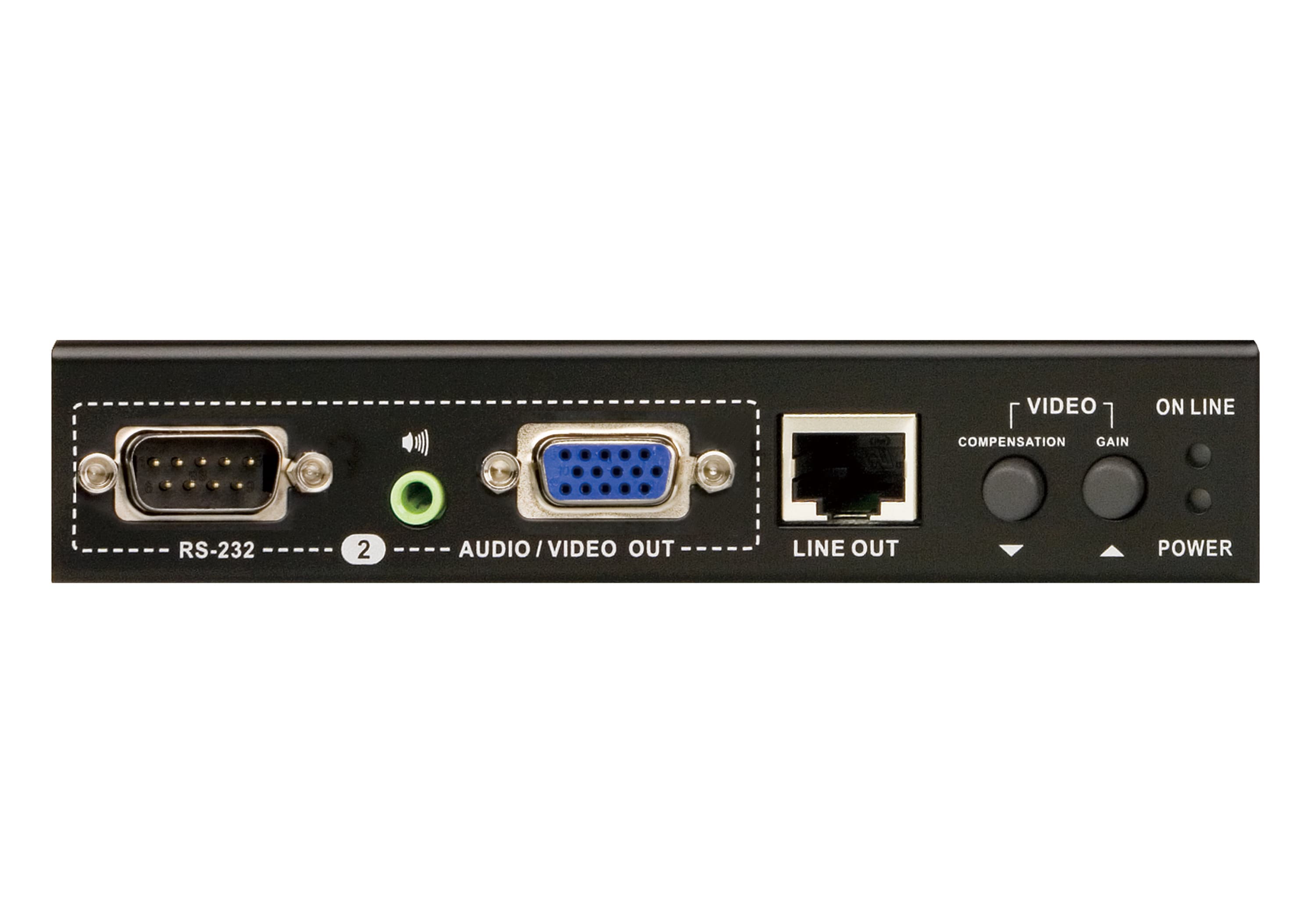 VGA/Audio/RS-232 Cat 5 Repeater with Dual Output (1600 x 1200@150m)