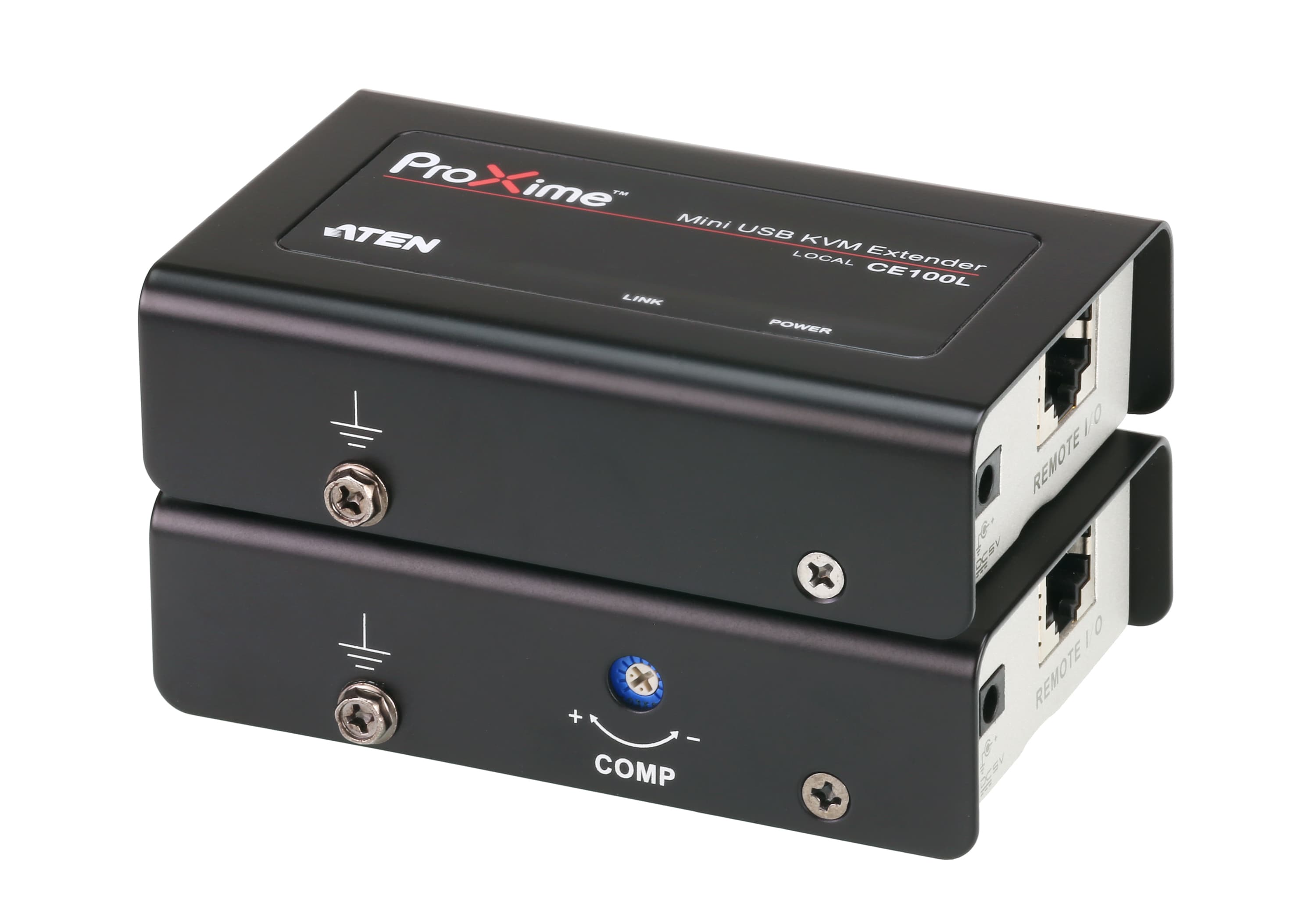USB VGA Cat 5 Mini KVM Extender (1280 x 1024@100m)
