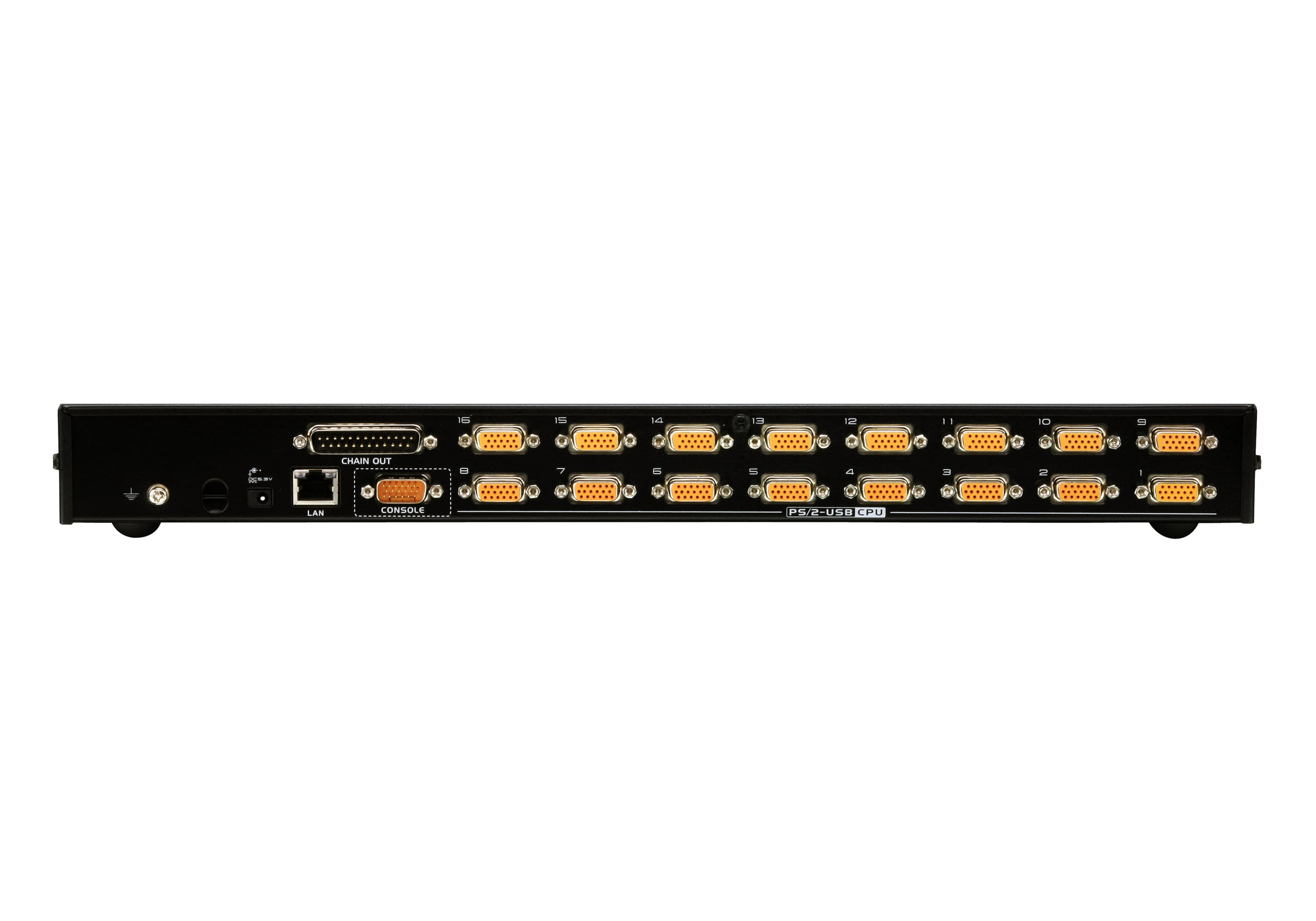 1-Local / Remote Shared Access 16-Port PS/2-USB VGA KVM over IP Switch — изглед 3