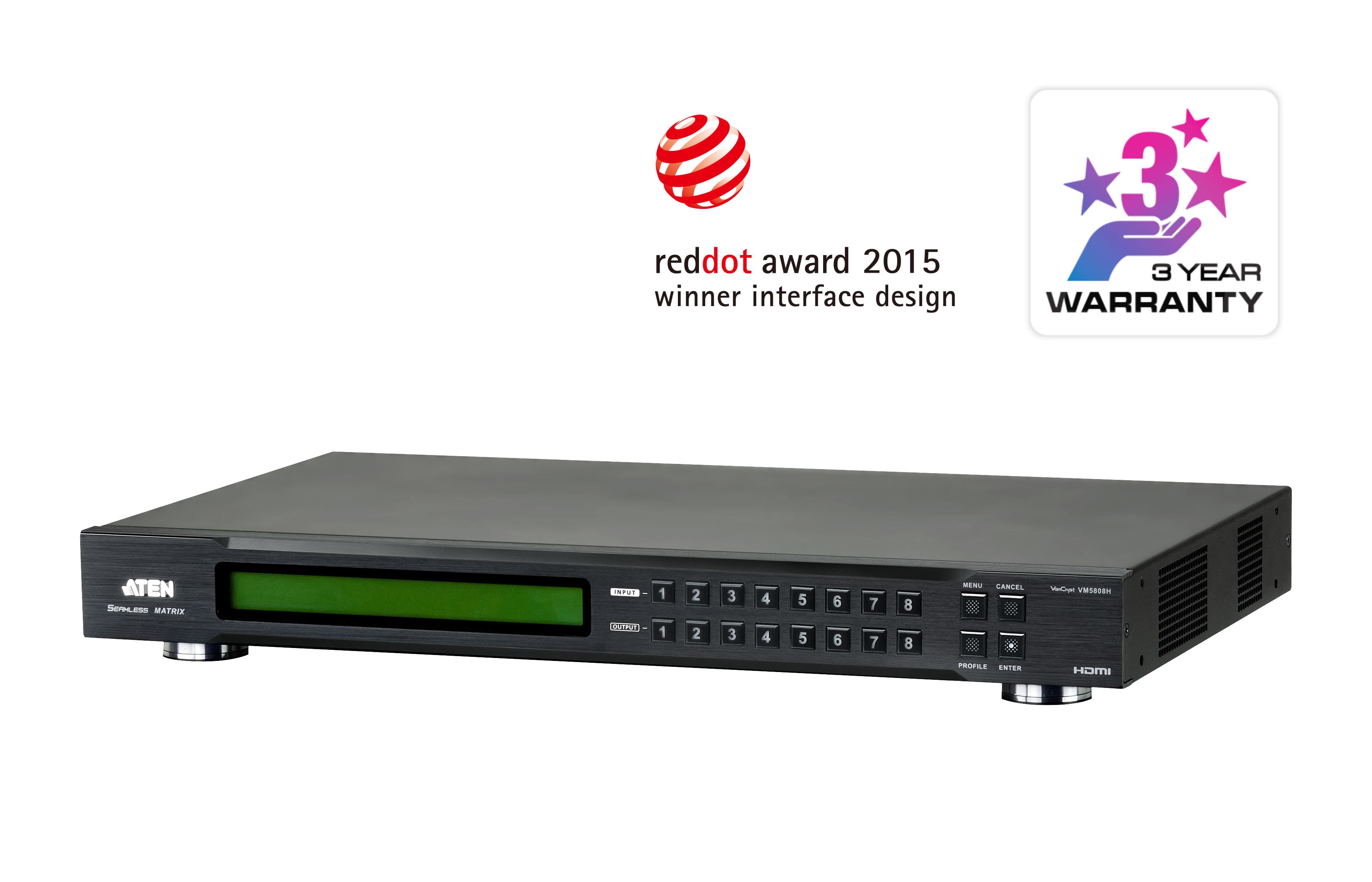 8 x 8 HDMI Matrix Switch with Scaler — изглед 2