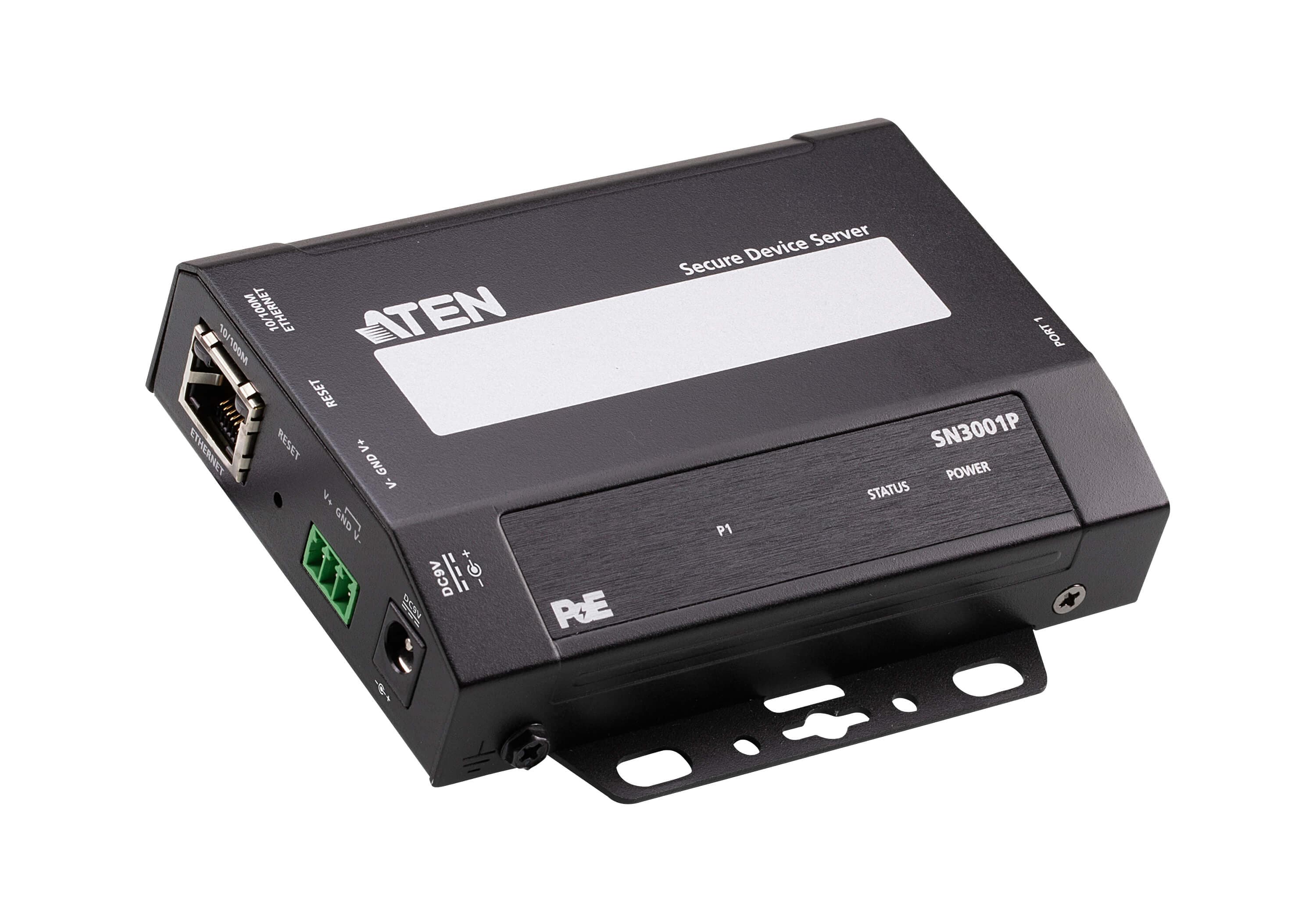 1-Port RS-232 Secure Serial Device Server with PoE — изглед 5